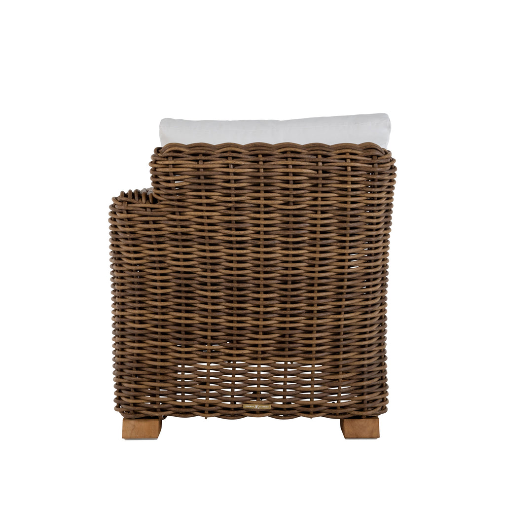 Montauk Wicker Right Arm Facing Lounge Chair