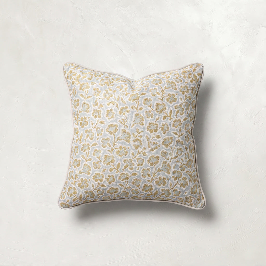 Posey Citron Outdoor Throw Pillow
