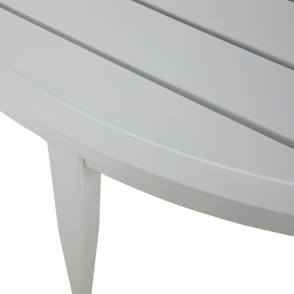 Brookings 60" Round Outdoor Slatted Dining Table