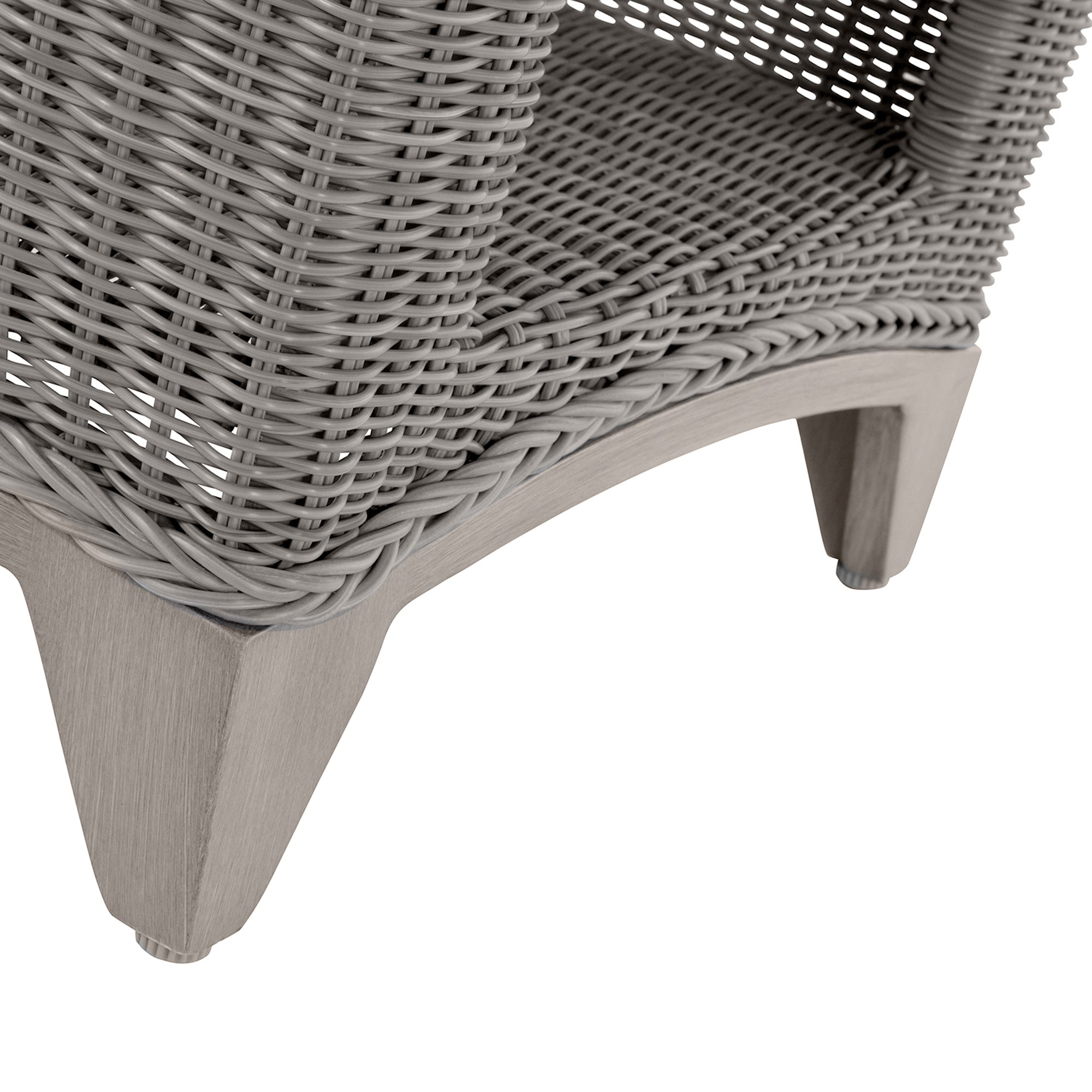 Astoria Wicker 21" Square Outdoor End Table