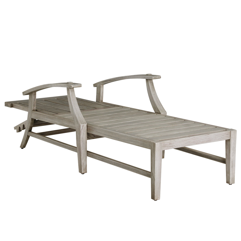 Croquet Teak Outdoor Chaise Lounge