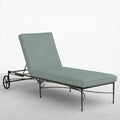 QS Roma Chaise Lounge, Slate Gray-Cast Mist