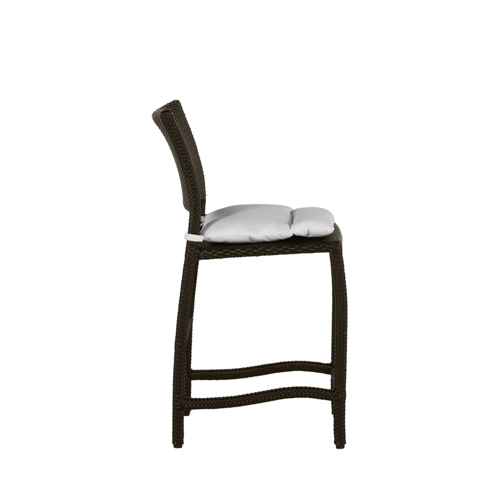 Skye Woven Resin Wicker Outdoor Counter Stool
