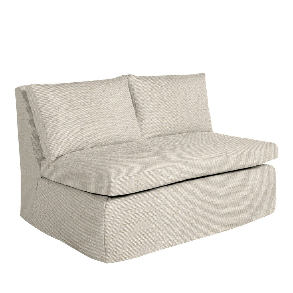 Nora Outdoor Armless Loveseat