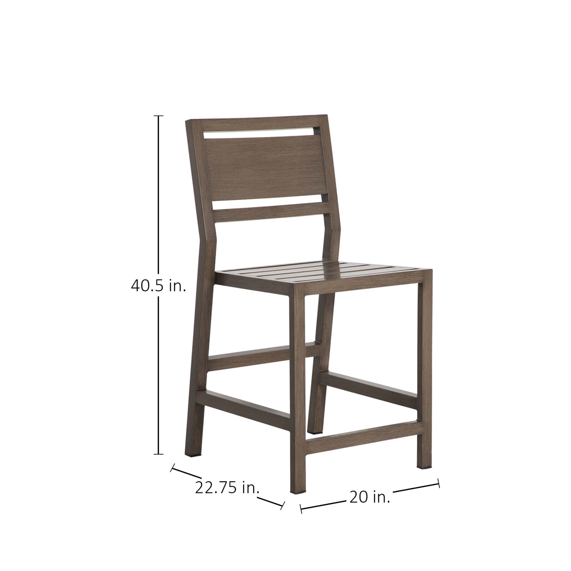 Avondale Aluminum Outdoor Counter Stool