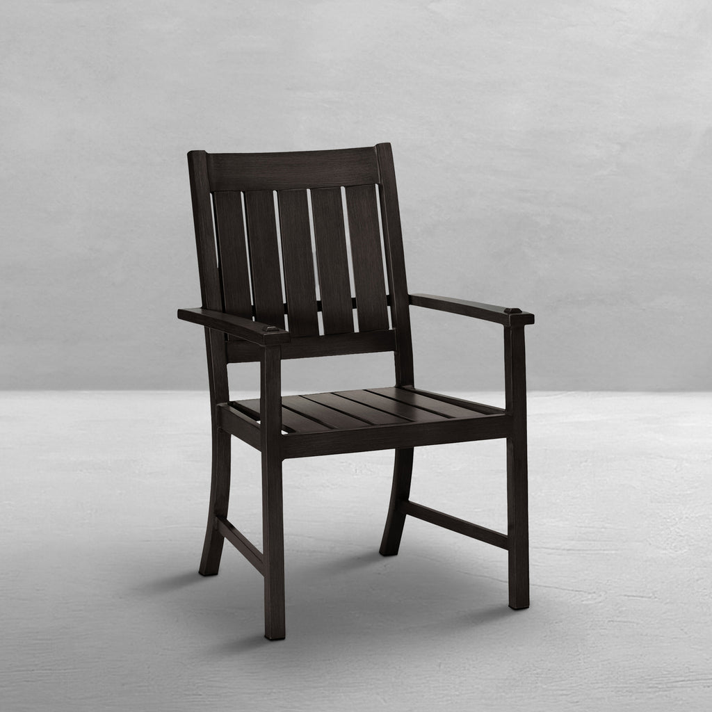Croquet Aluminum Outdoor Arm Chair