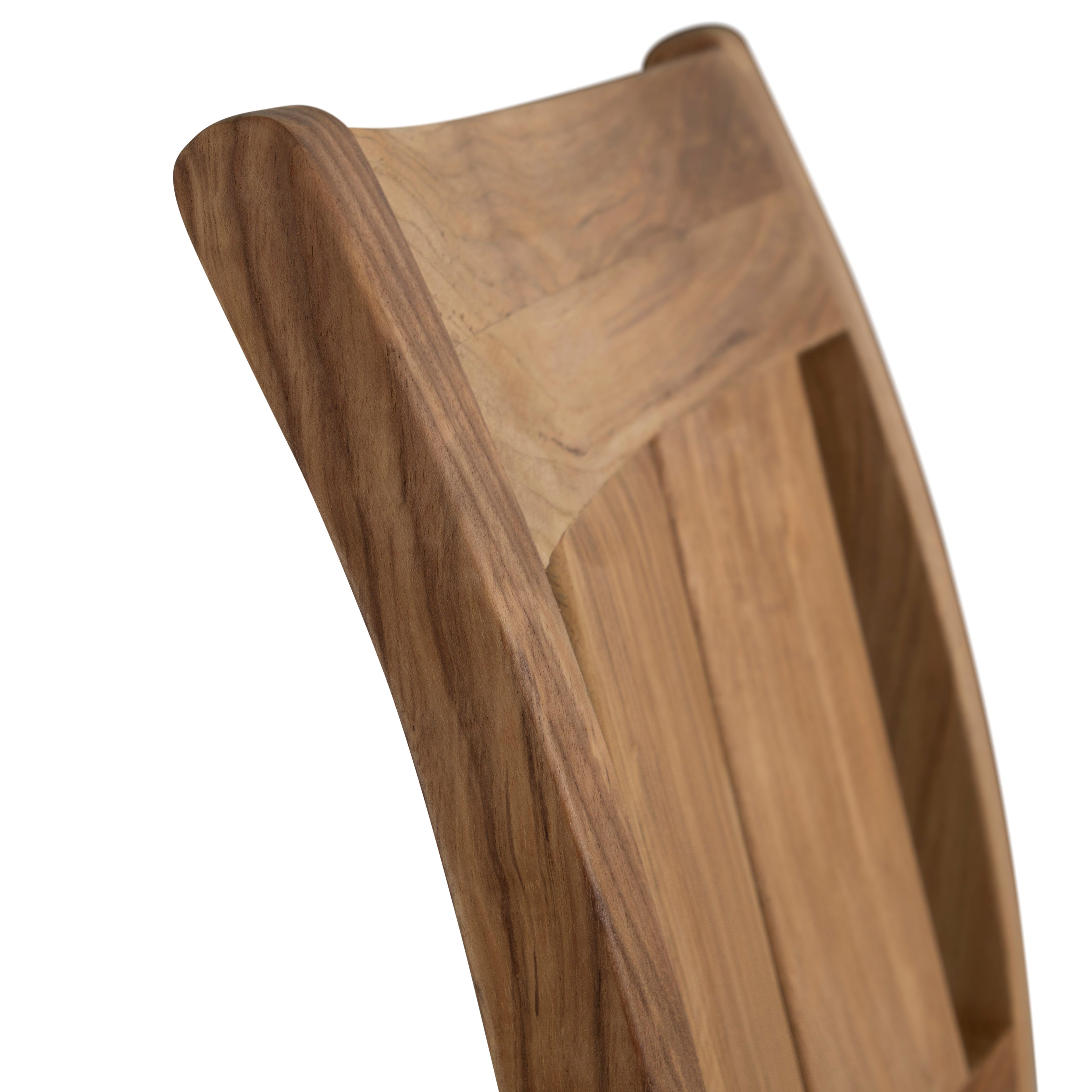 Croquet Teak Outdoor Bar Stool