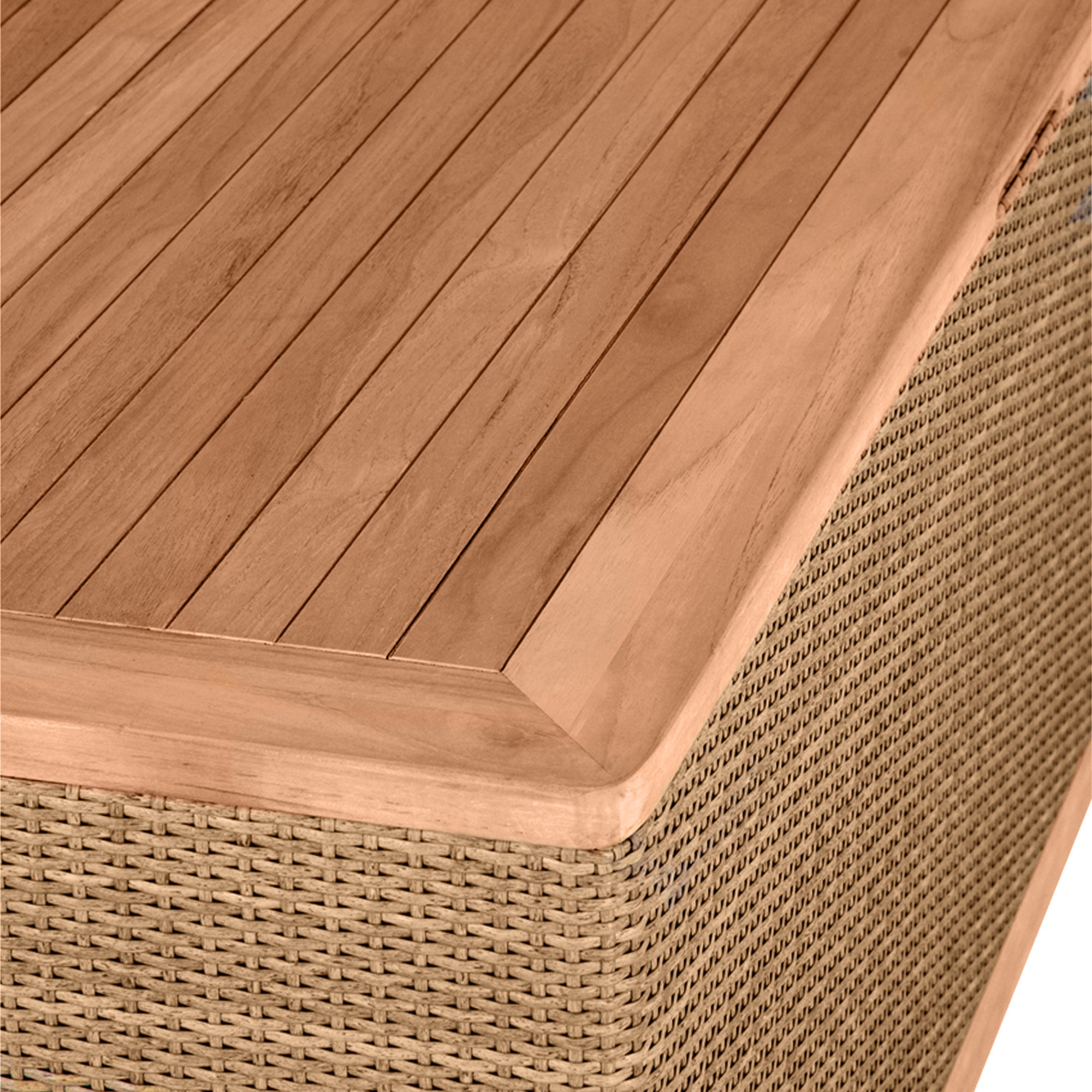 Chesapeake N-Dura Resin Wicker Outdoor Storage Box