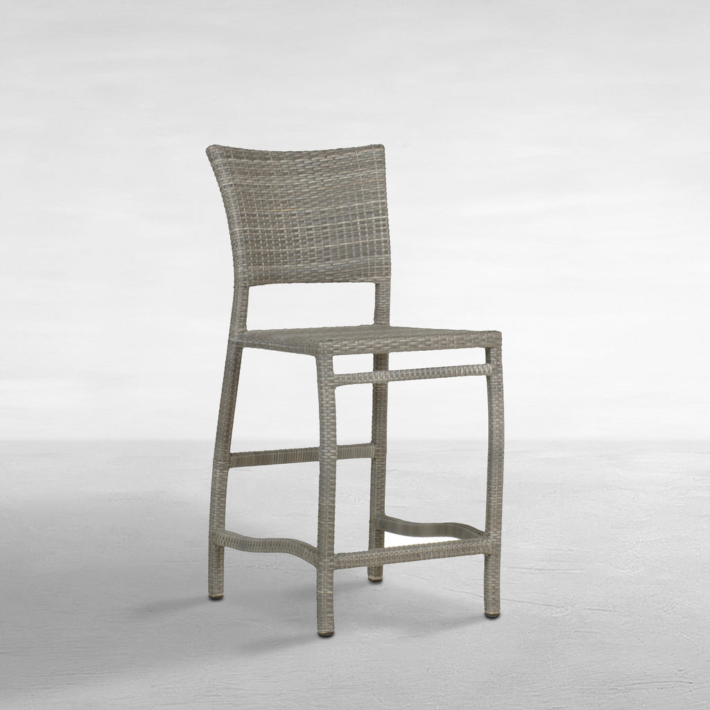 Skye Woven Resin Wicker Outdoor Counter Stool