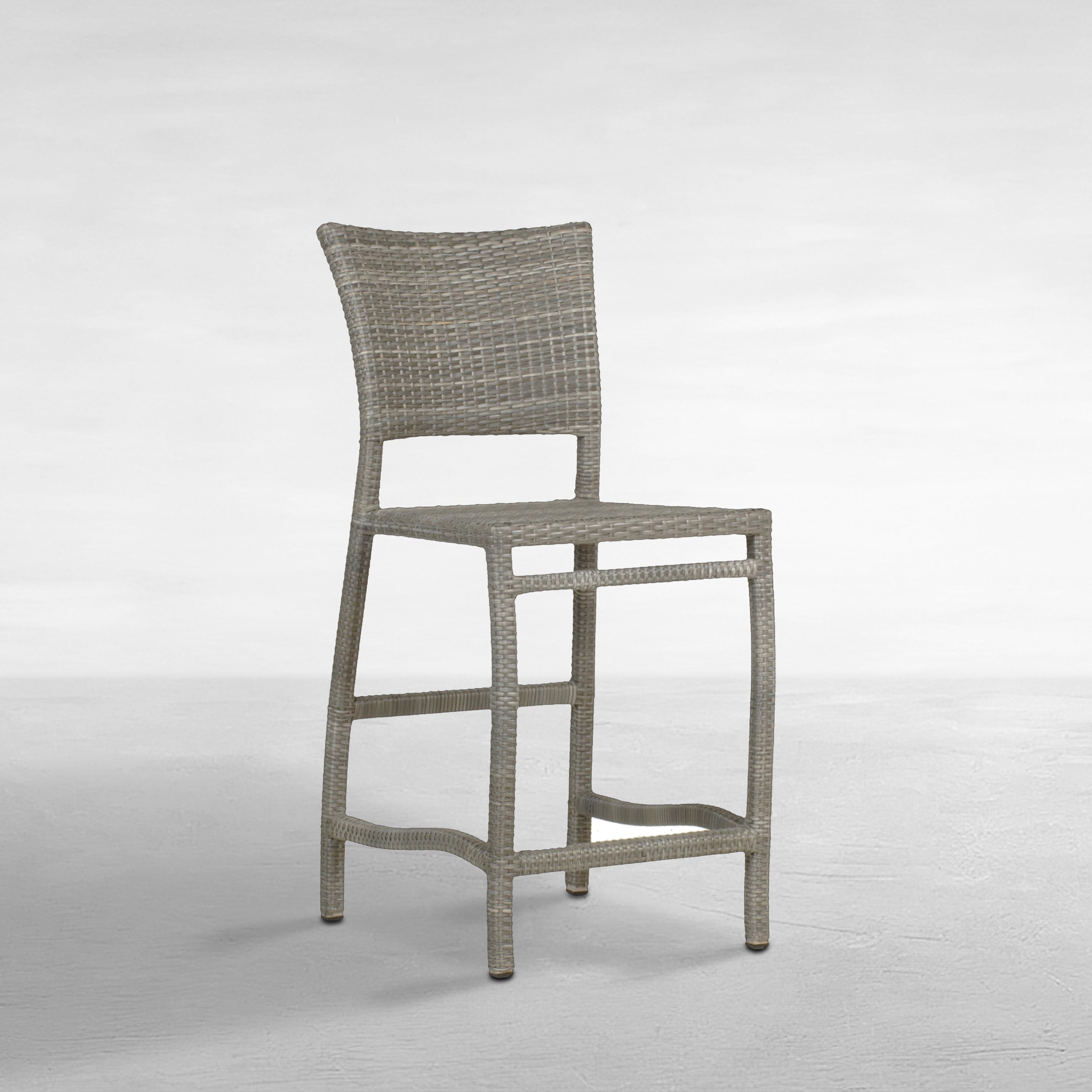 Skye Woven Resin Wicker Outdoor Counter Stool