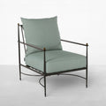QS Roma Lounge Chair, Slate Gray-Cast Mist