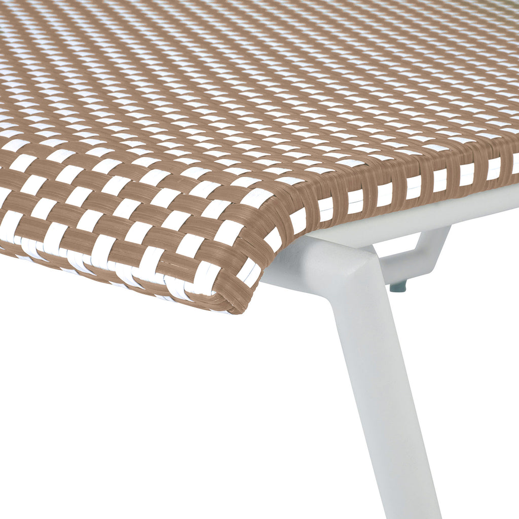 Savoy French Bistro Wicker Outdoor Chaise Lounge