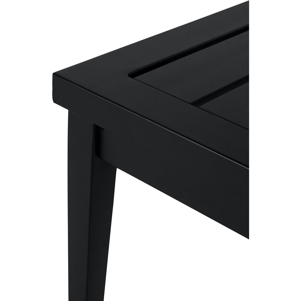 Brookings 20" Square Outdoor Slatted End Table