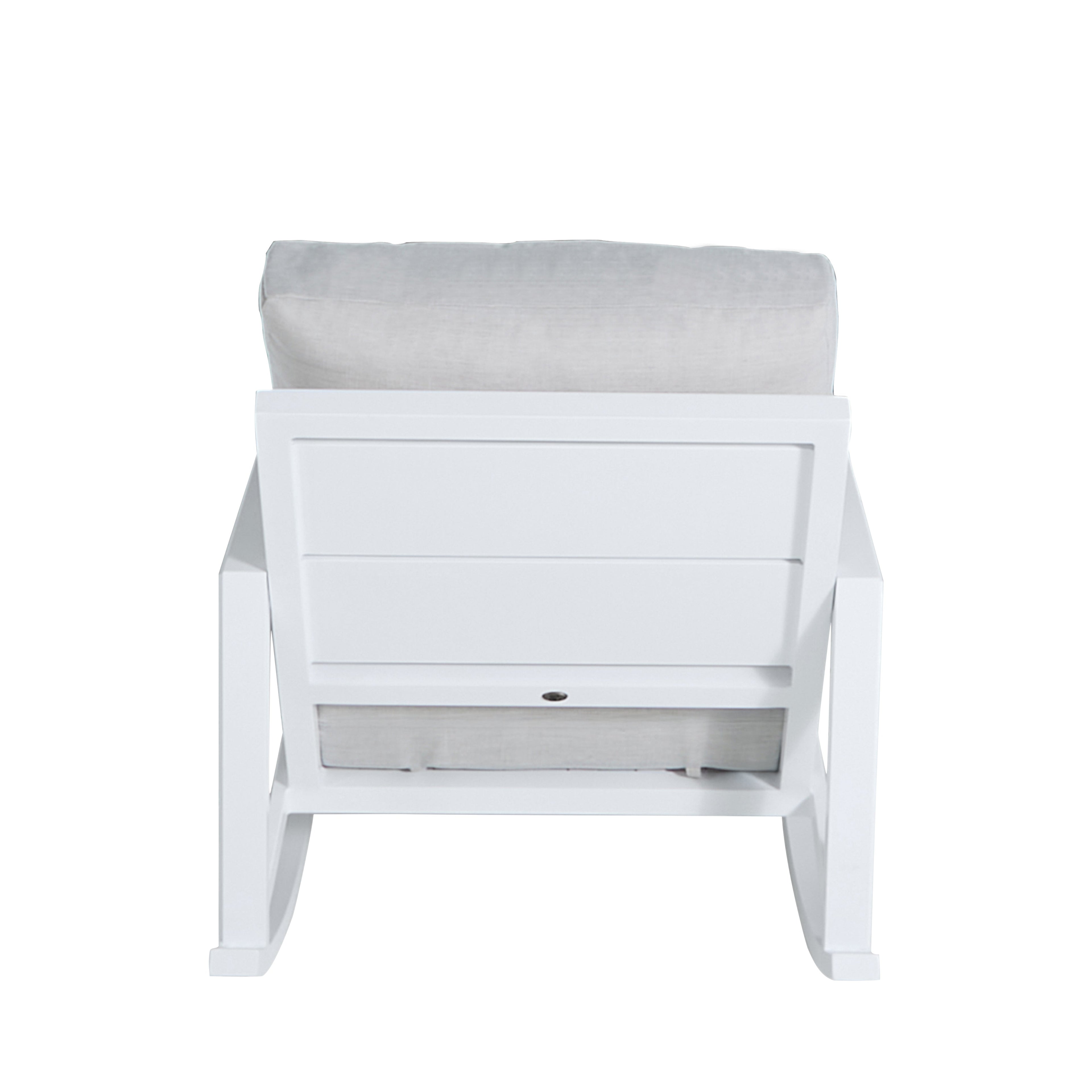 Avondale Aluminum Outdoor Lounge Rocker Chair