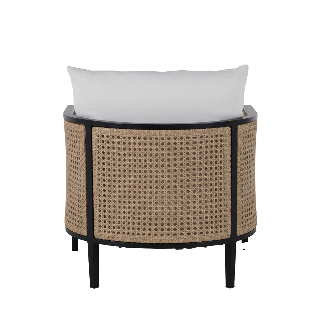Havana Resin Wicker Outdoor Cane Lounge Chair