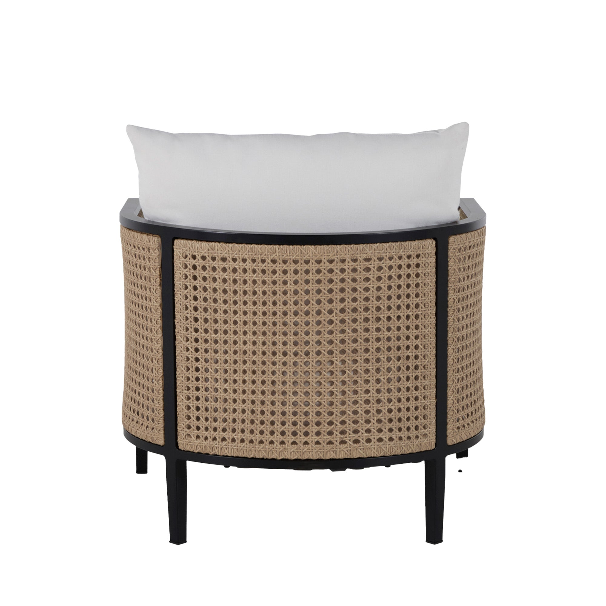 Havana Resin Wicker Outdoor Cane Lounge Chair