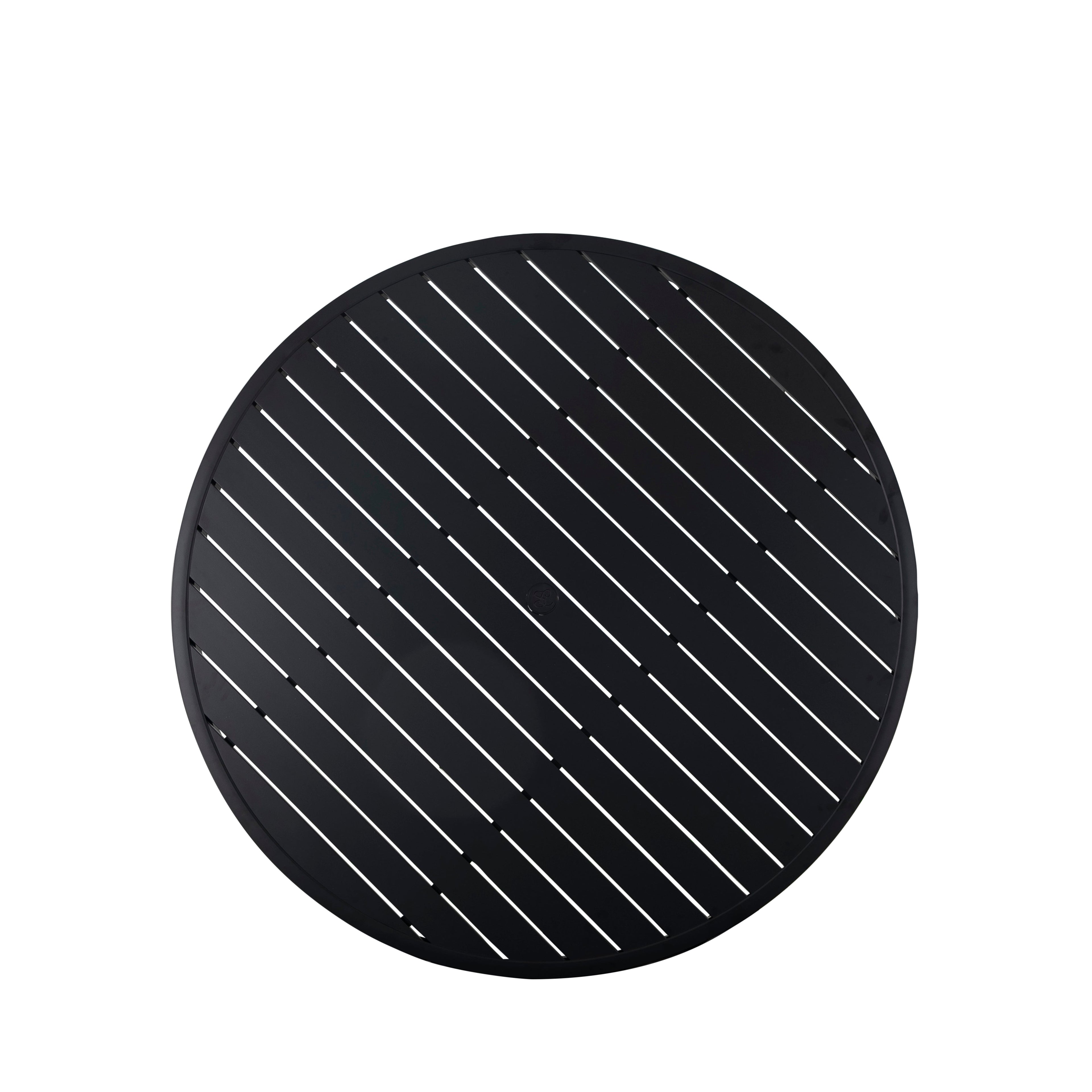 Brookings 60" Round Outdoor Slatted Dining Table