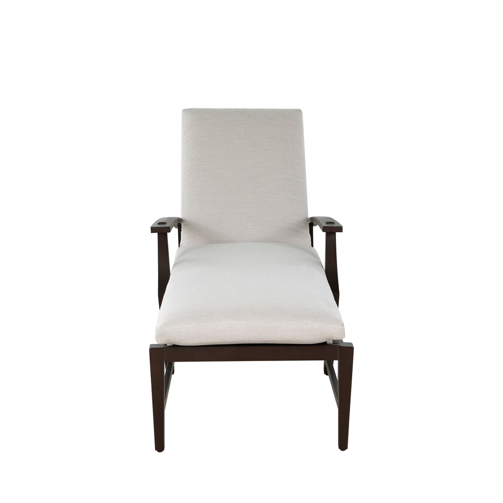Croquet Aluminum Outdoor Chaise Lounge