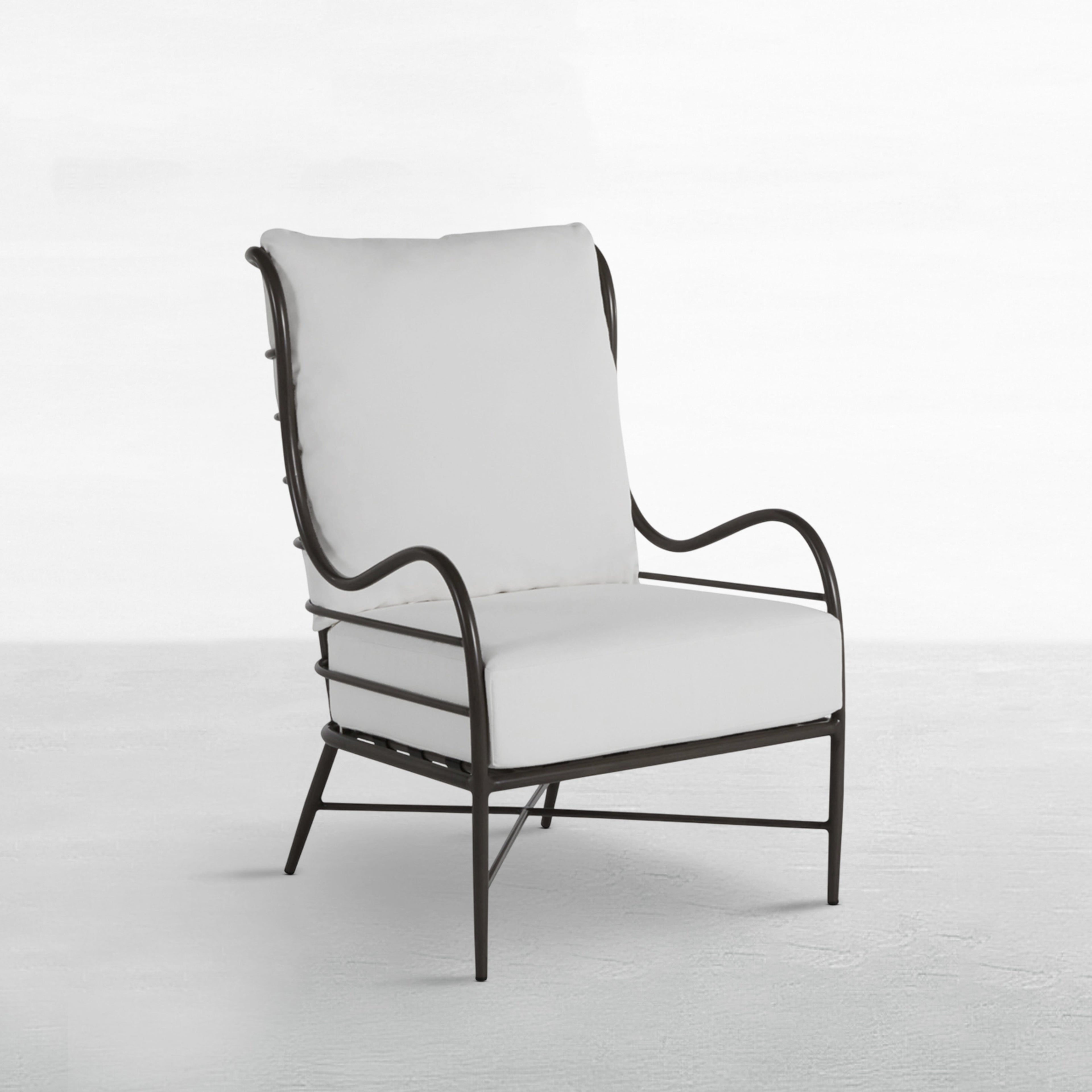 Carmel Aluminum Outdoor Lounge Chair