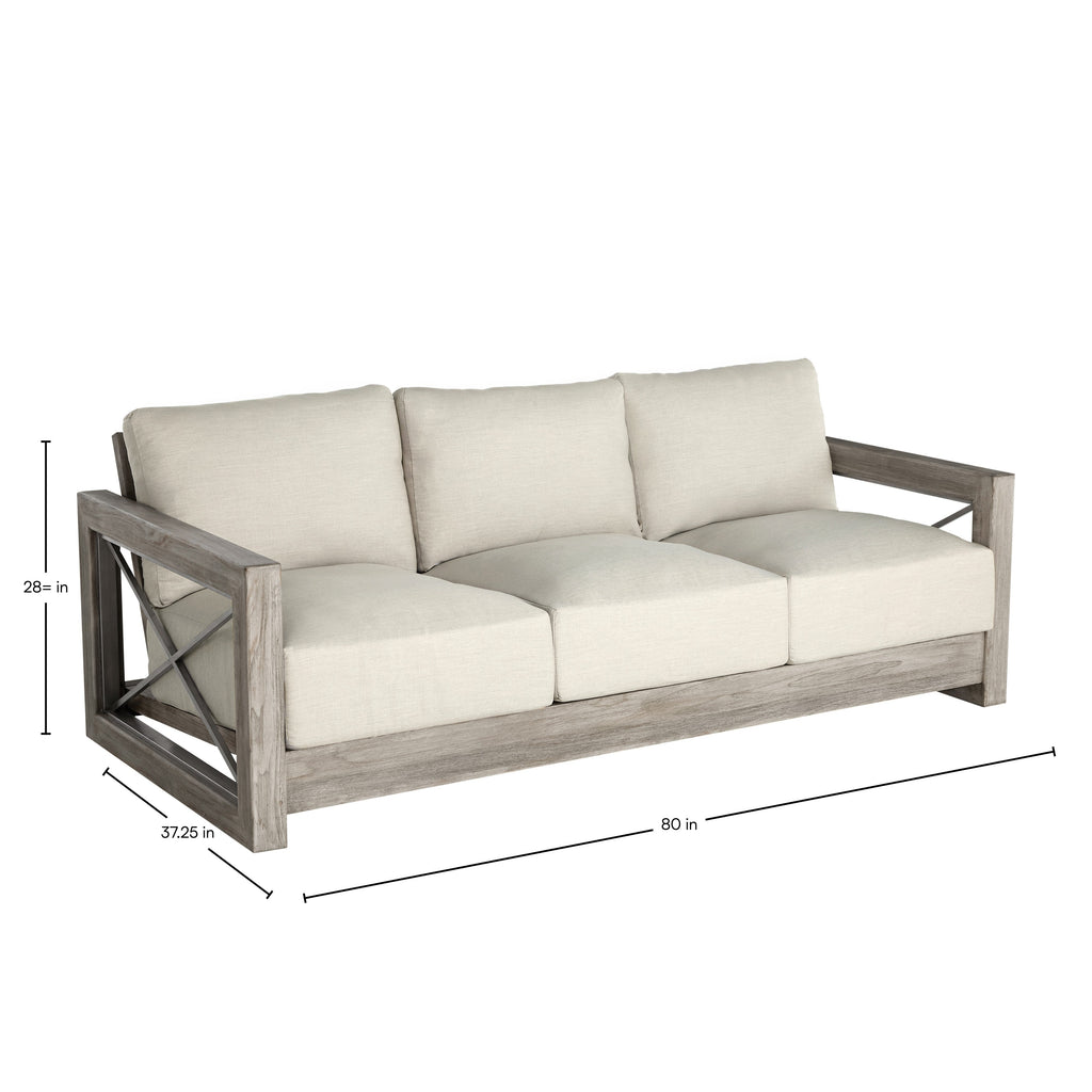 Malta Teak Outdoor Sofa