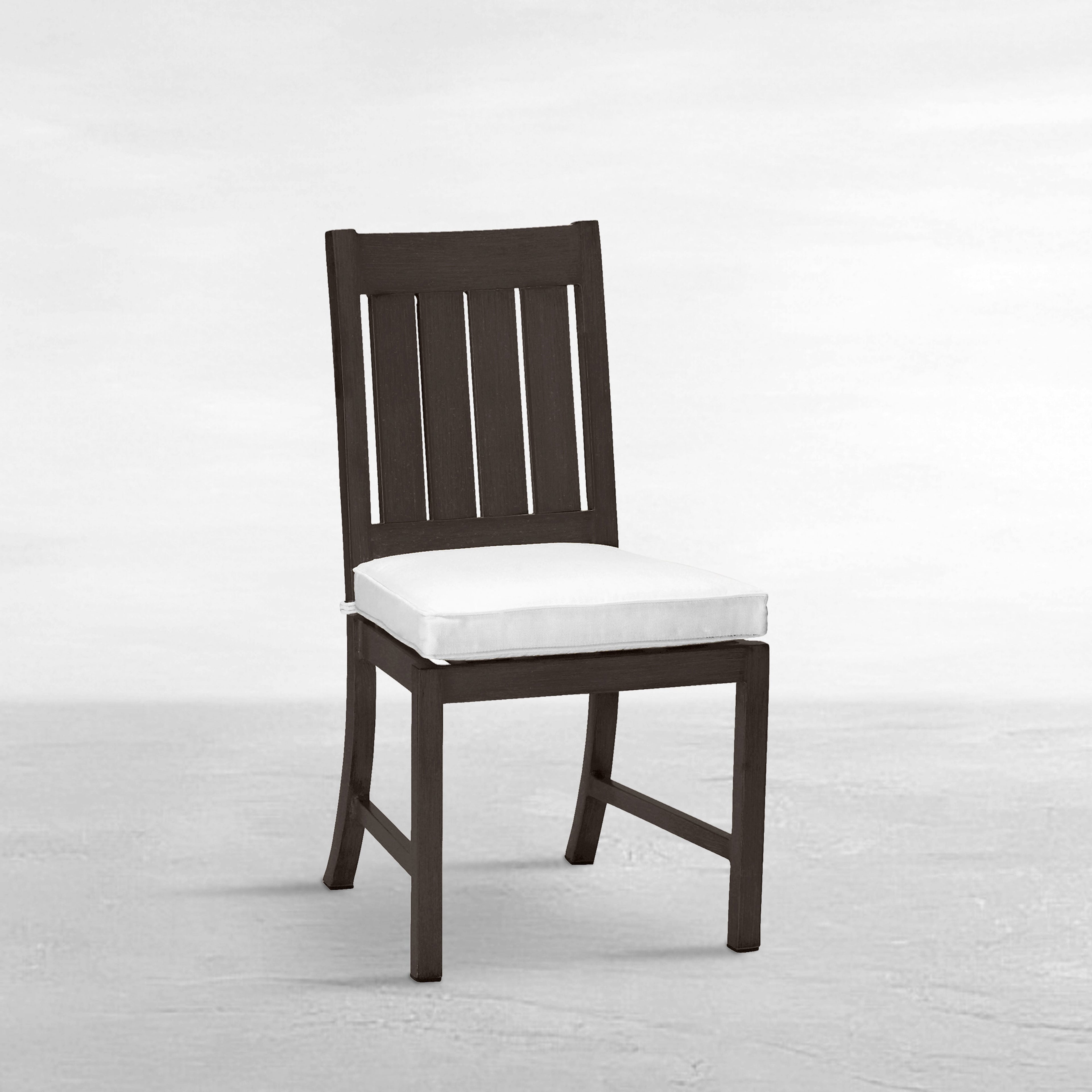 Club Croquet Aluminum Outdoor Side Chair