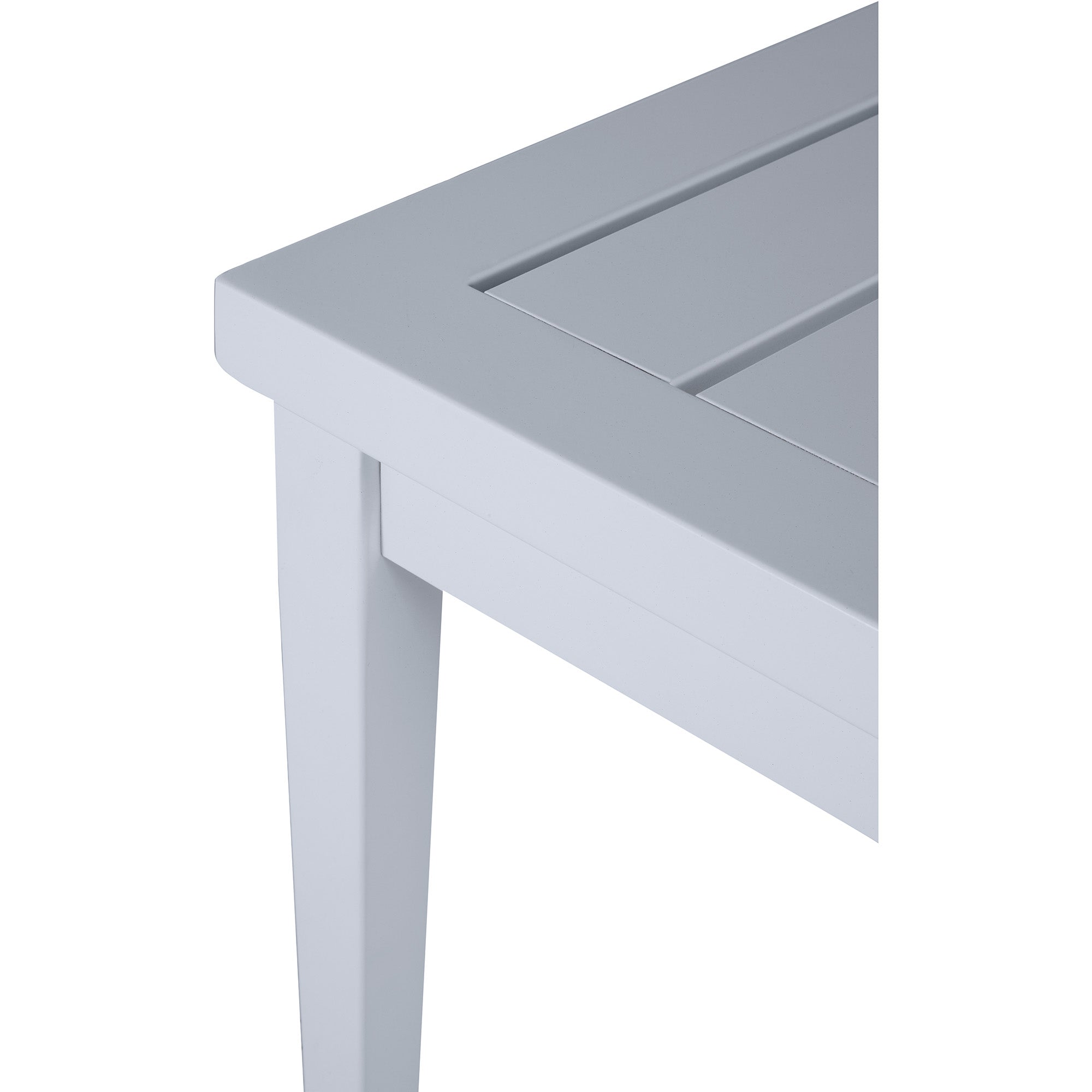 Brookings 20" Square Outdoor Slatted End Table