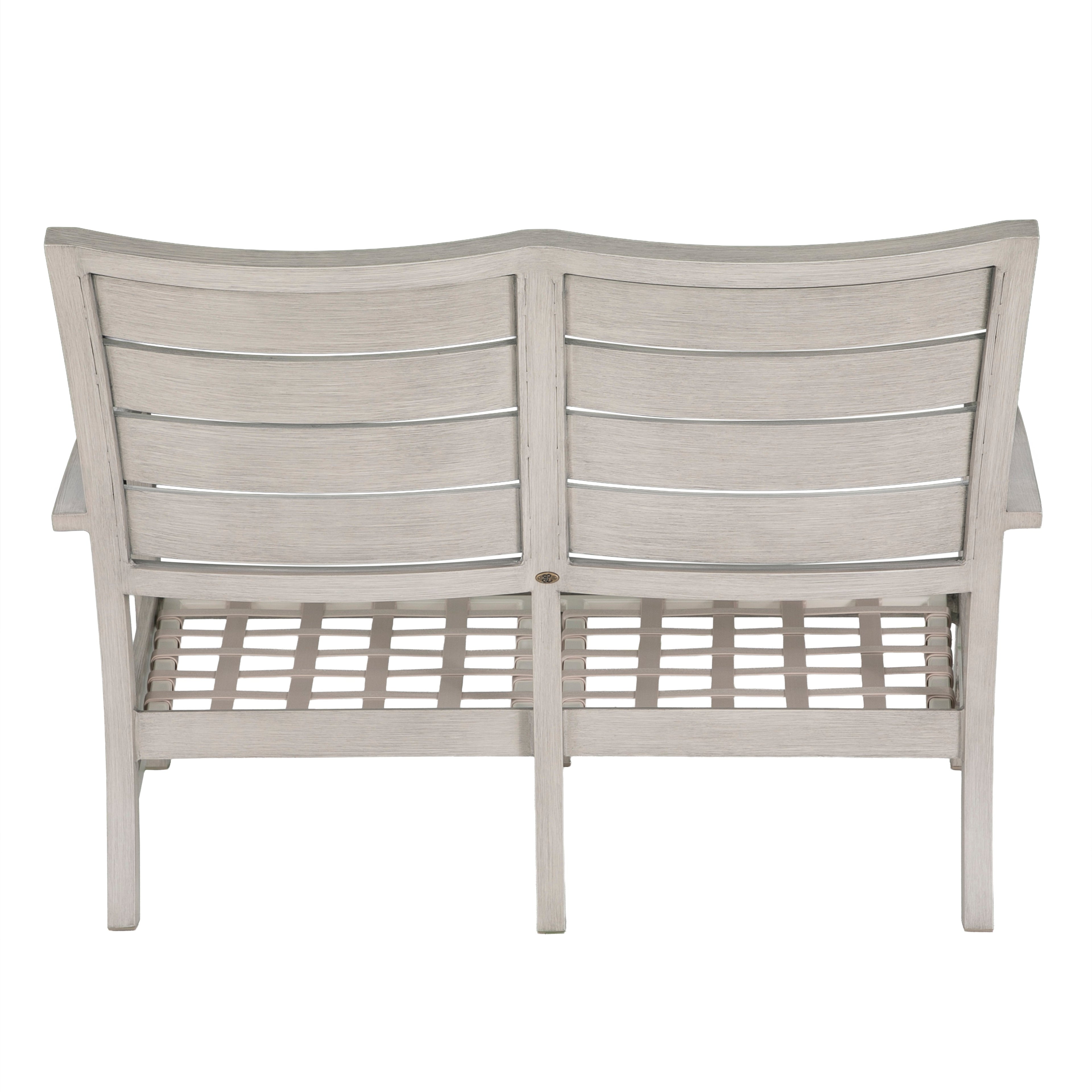 Charleston Aluminum Outdoor Loveseat