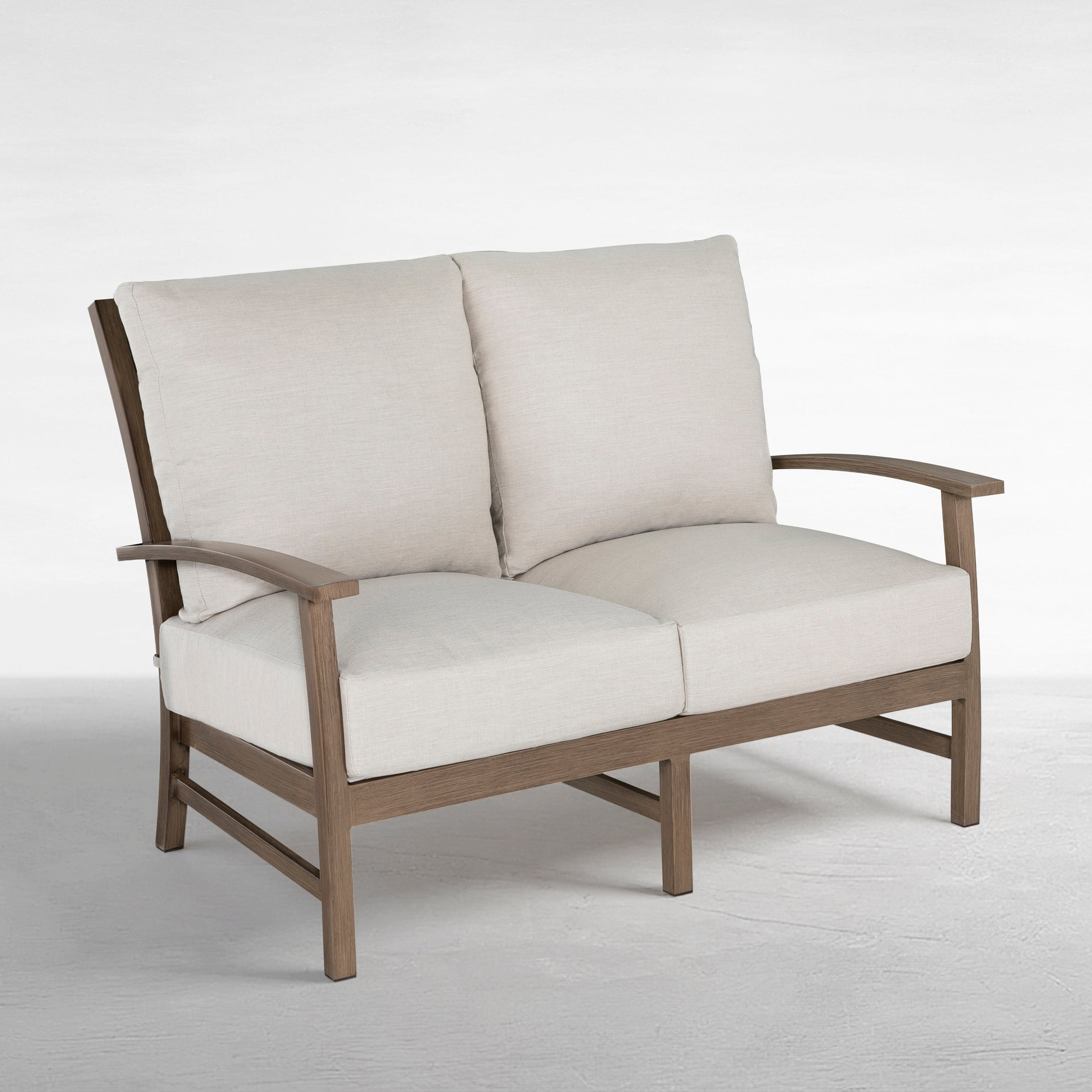 Charleston Aluminum Outdoor Loveseat