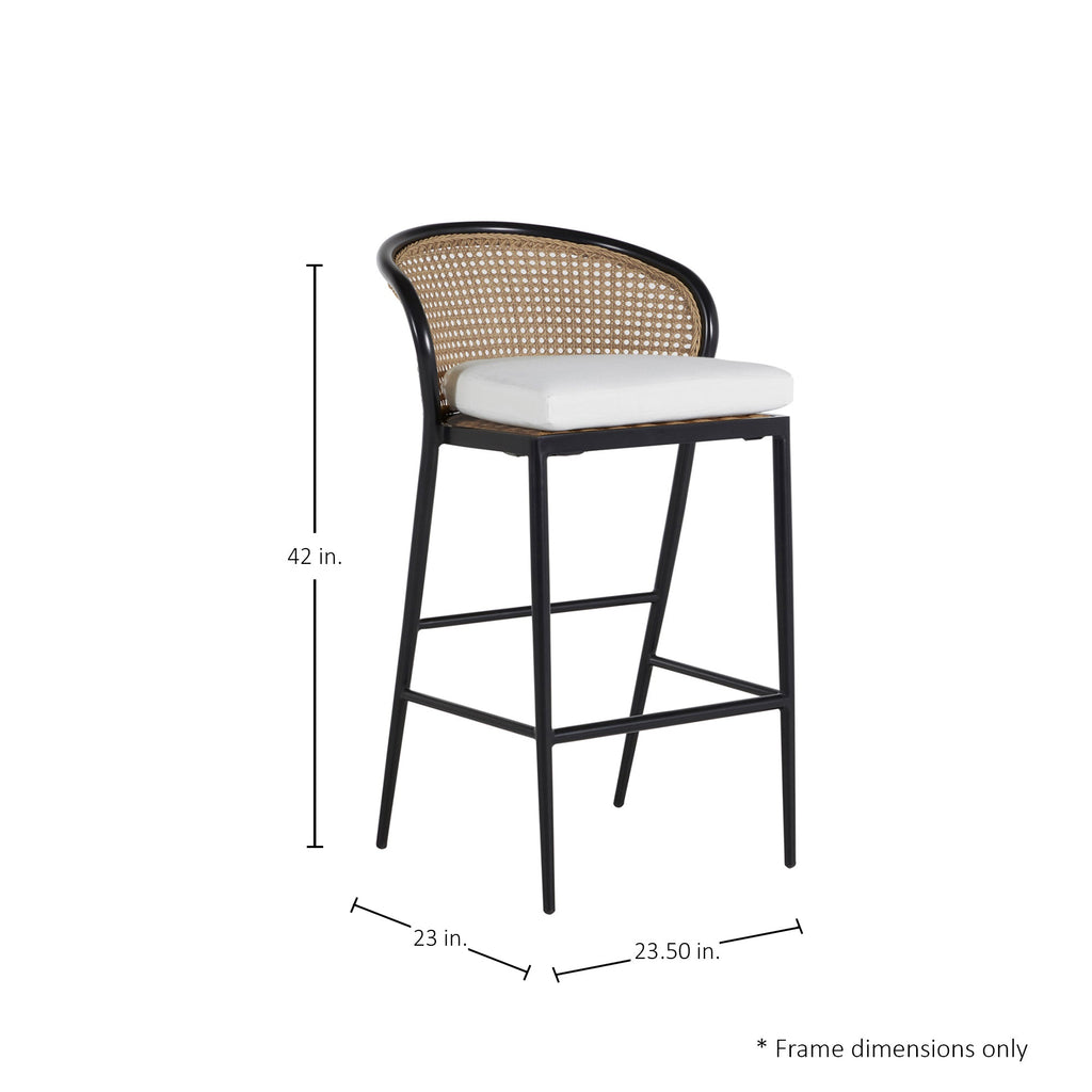 Havana N-Dura Resin Wicker Outdoor Bar Stool