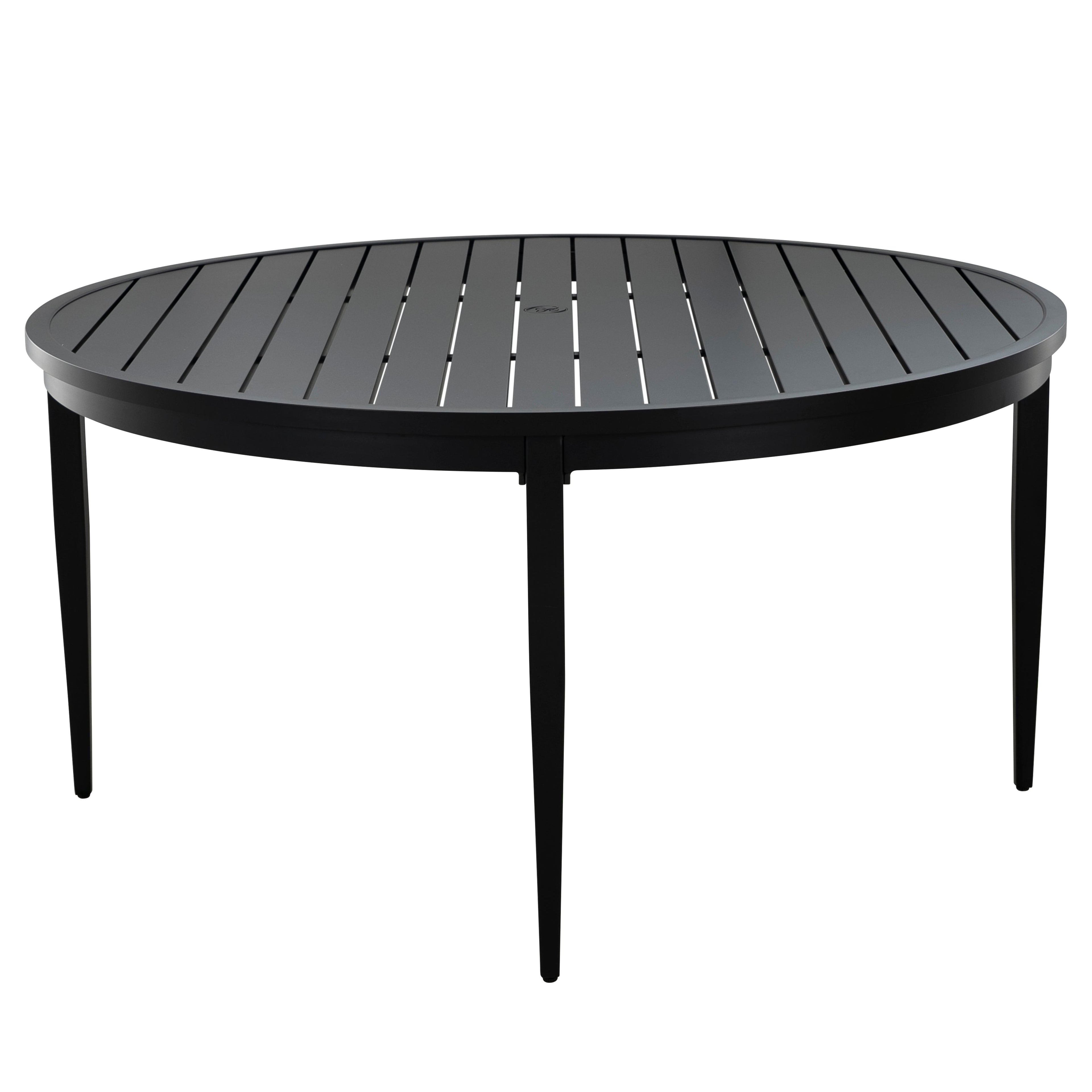 Brookings 60" Round Outdoor Slatted Dining Table