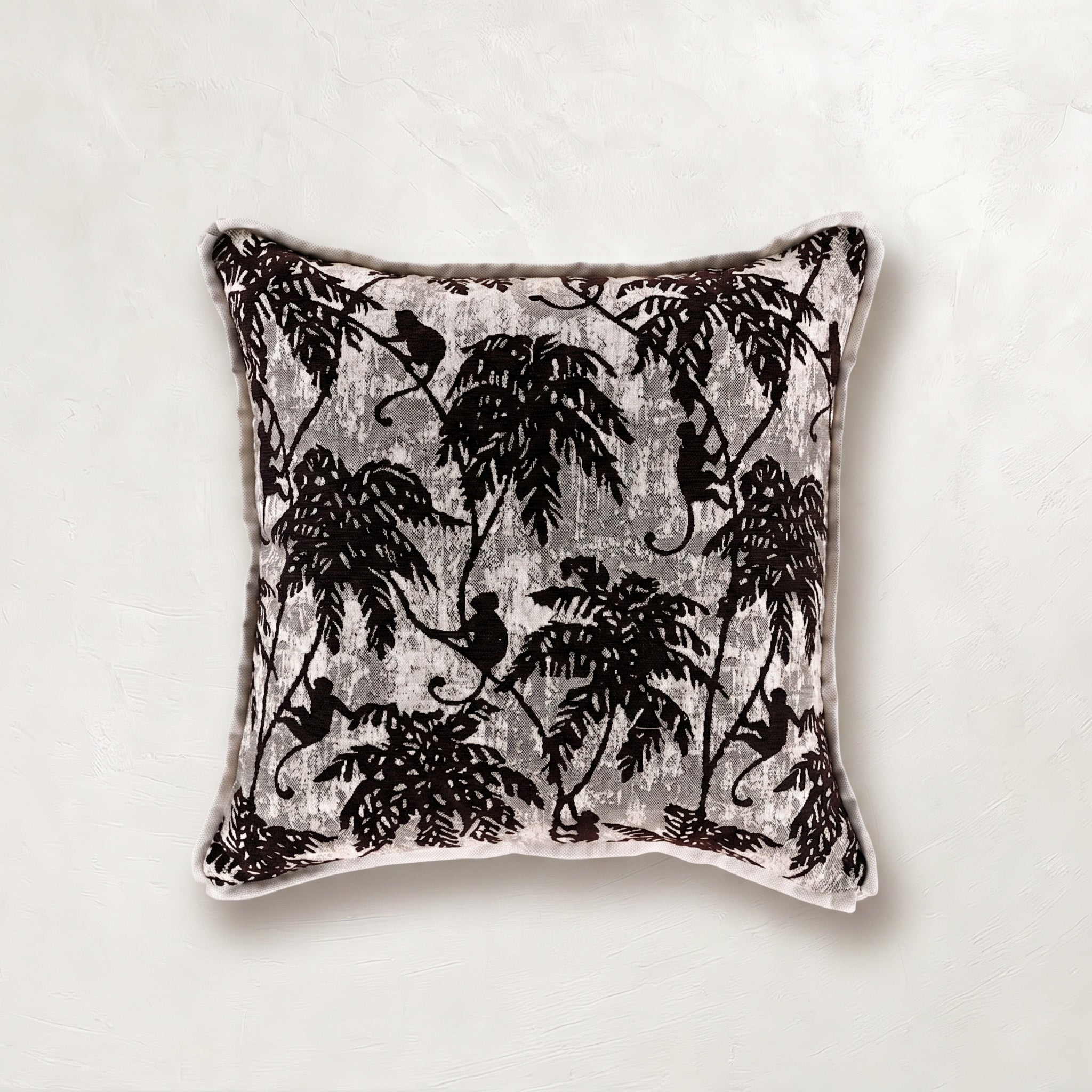 Monkey Business Bark Outdoor Throw Pillow