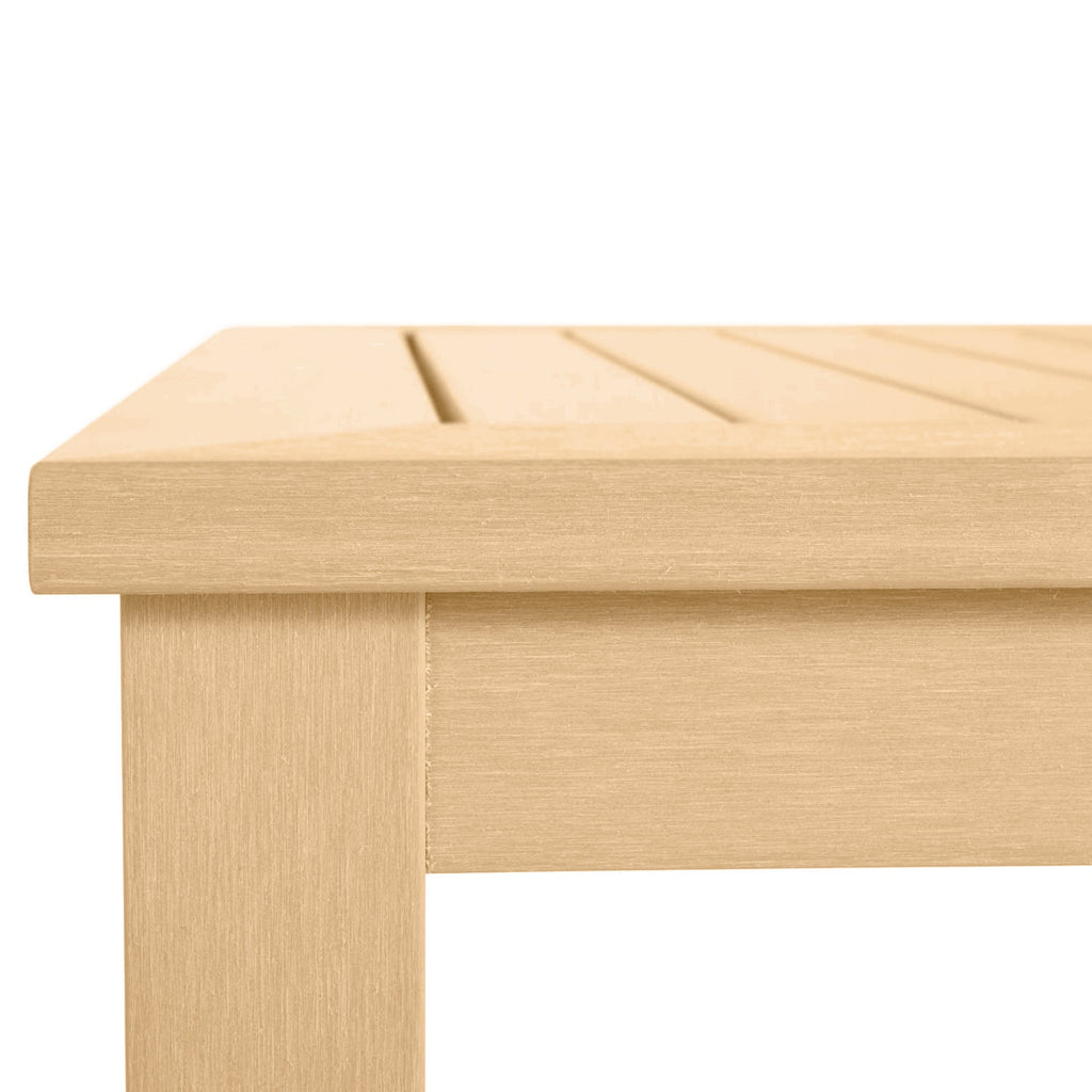 Portside Resin Rectangle Outdoor Coffee Table