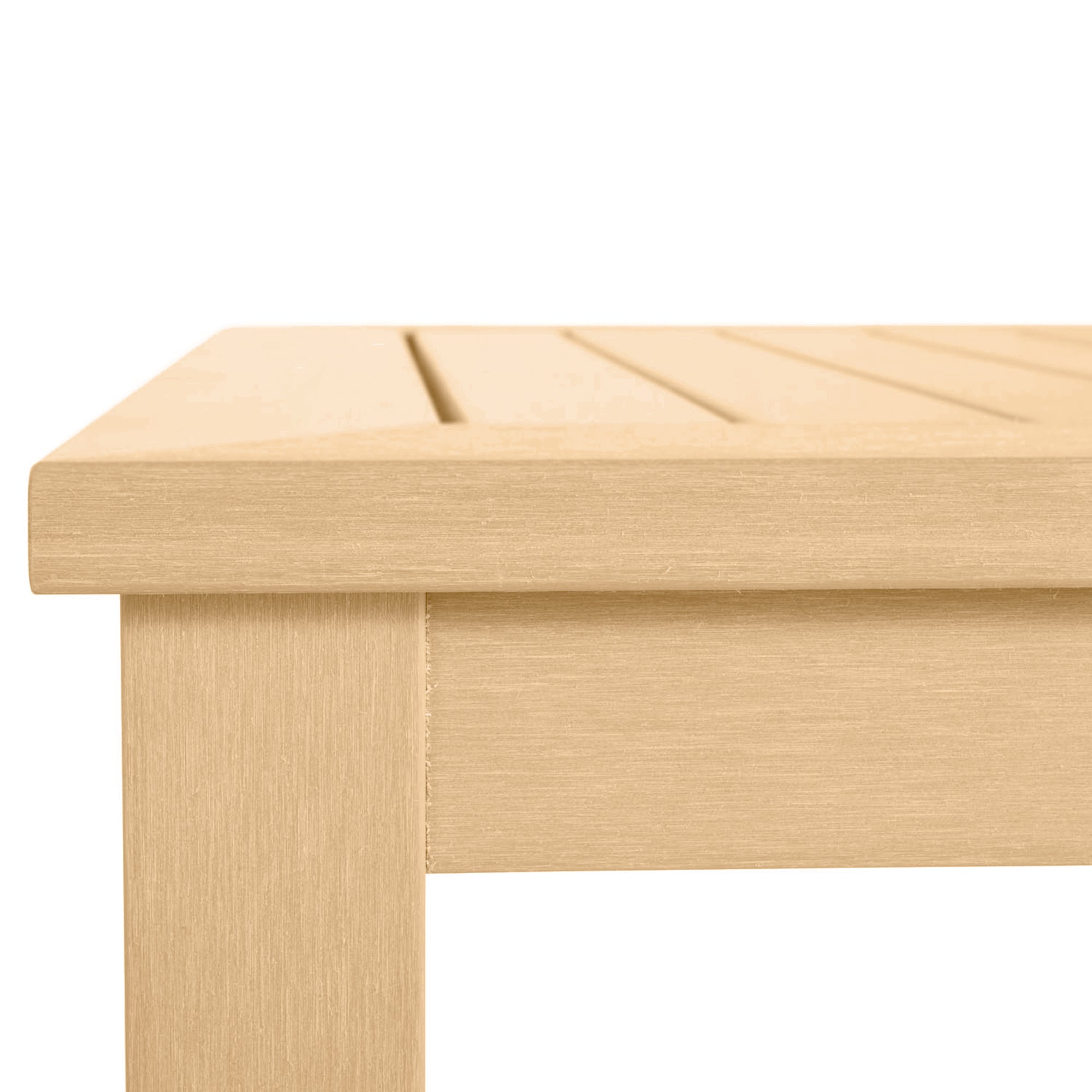 Portside Resin Rectangle Outdoor Coffee Table
