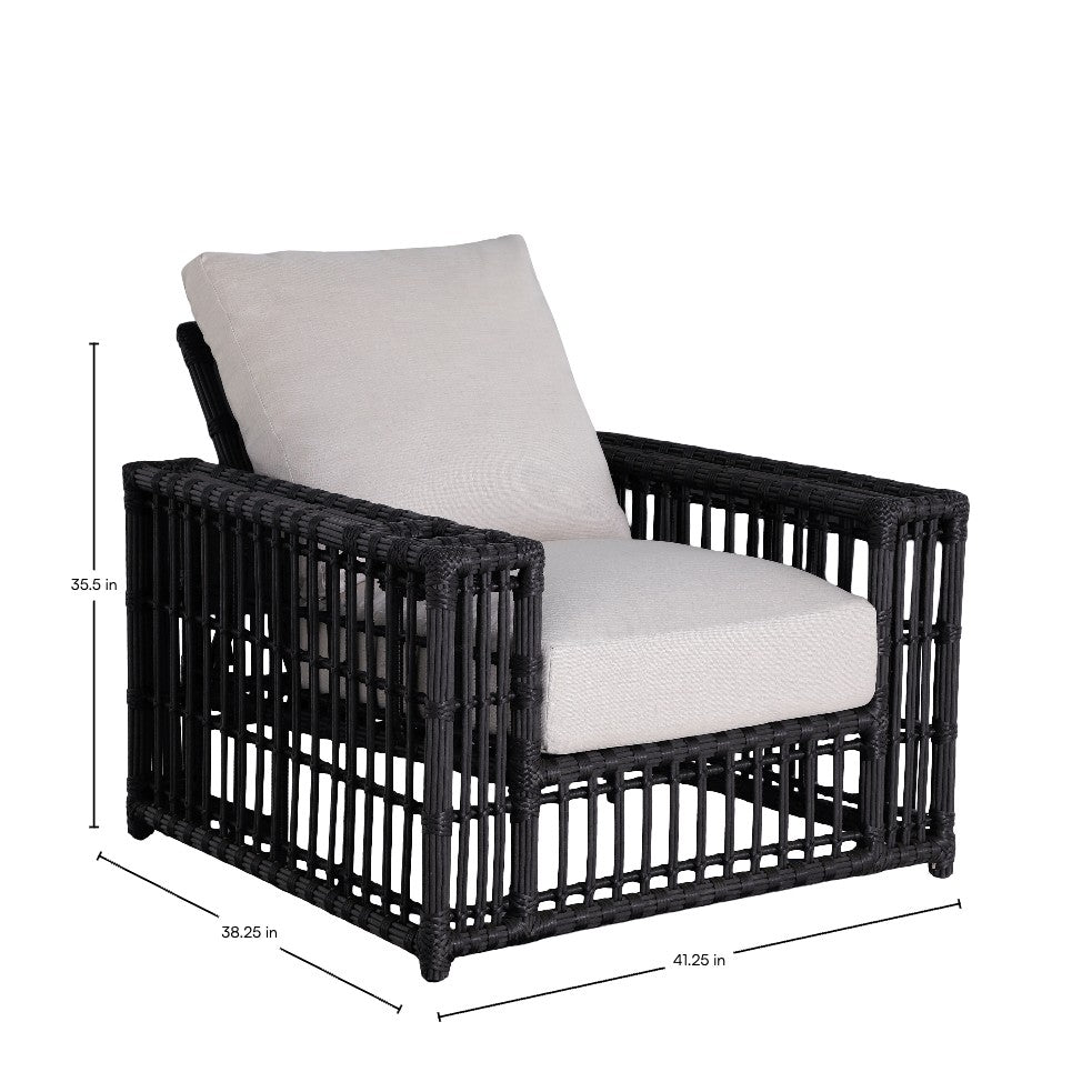 Newport Wicker Woven Recliner Lounge Chair