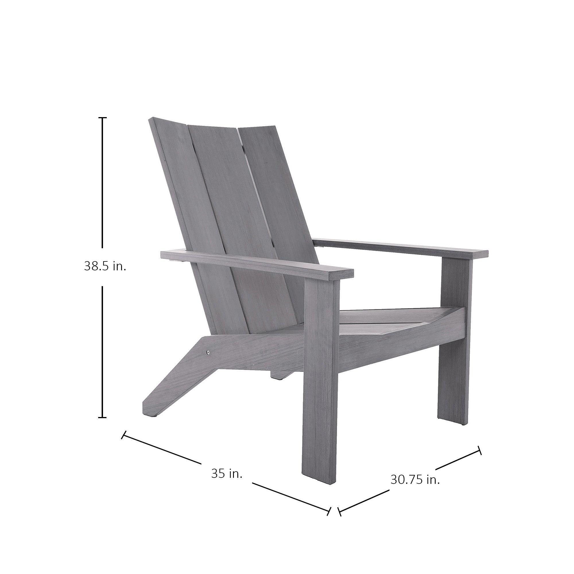 Ashland N-Dura Wood Adirondack Lounge Chair