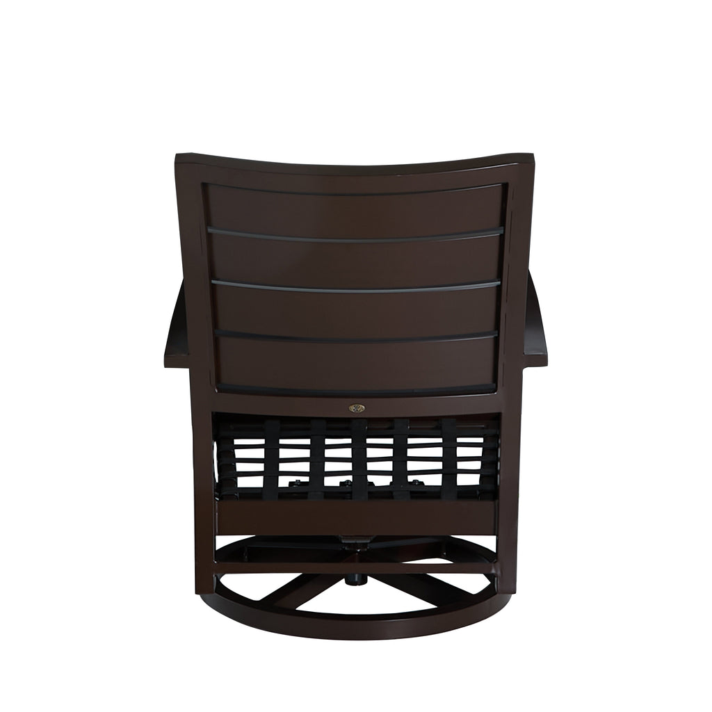 Charleston Aluminum Swivel Rocker Lounge Chair