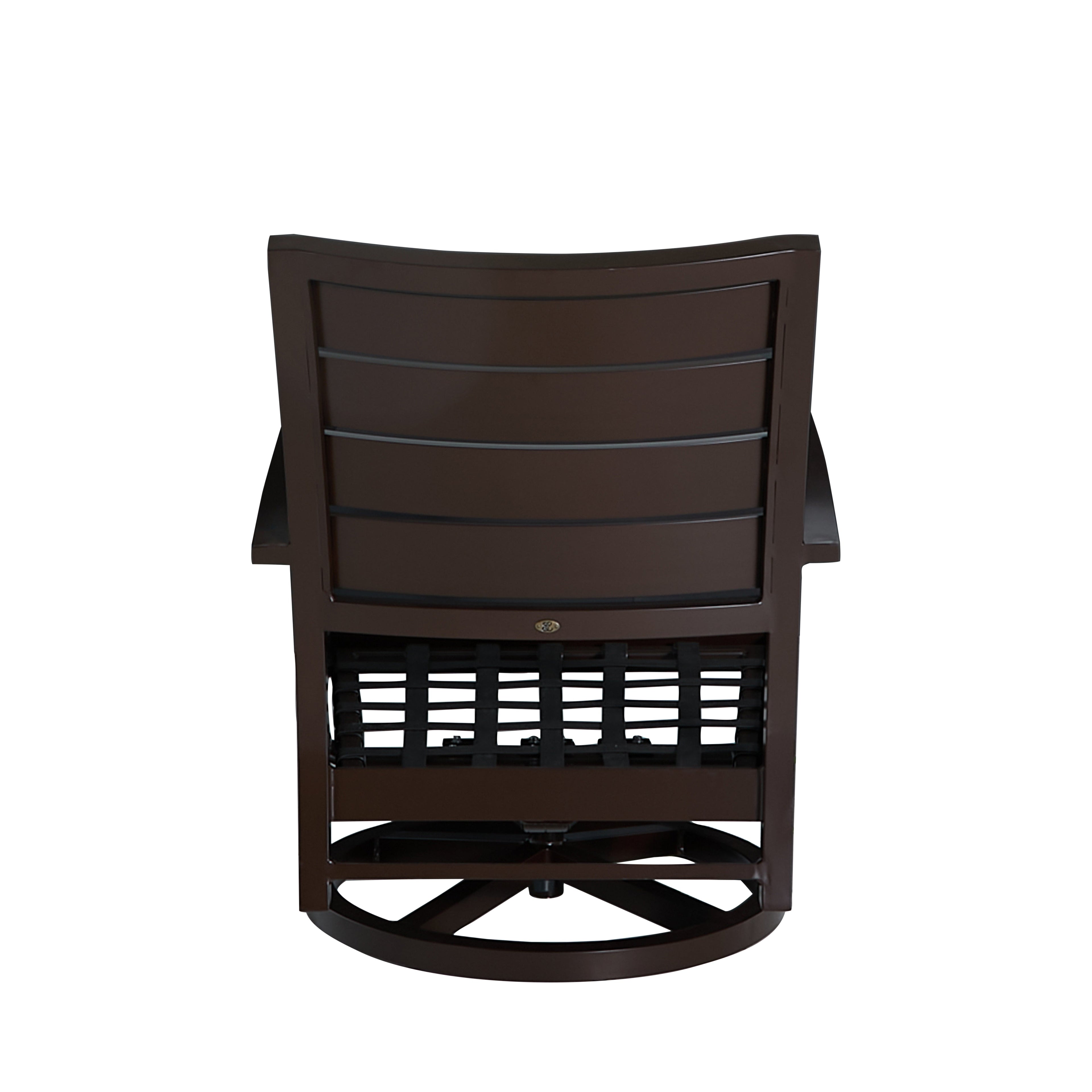 Charleston Aluminum Swivel Rocker Lounge Chair