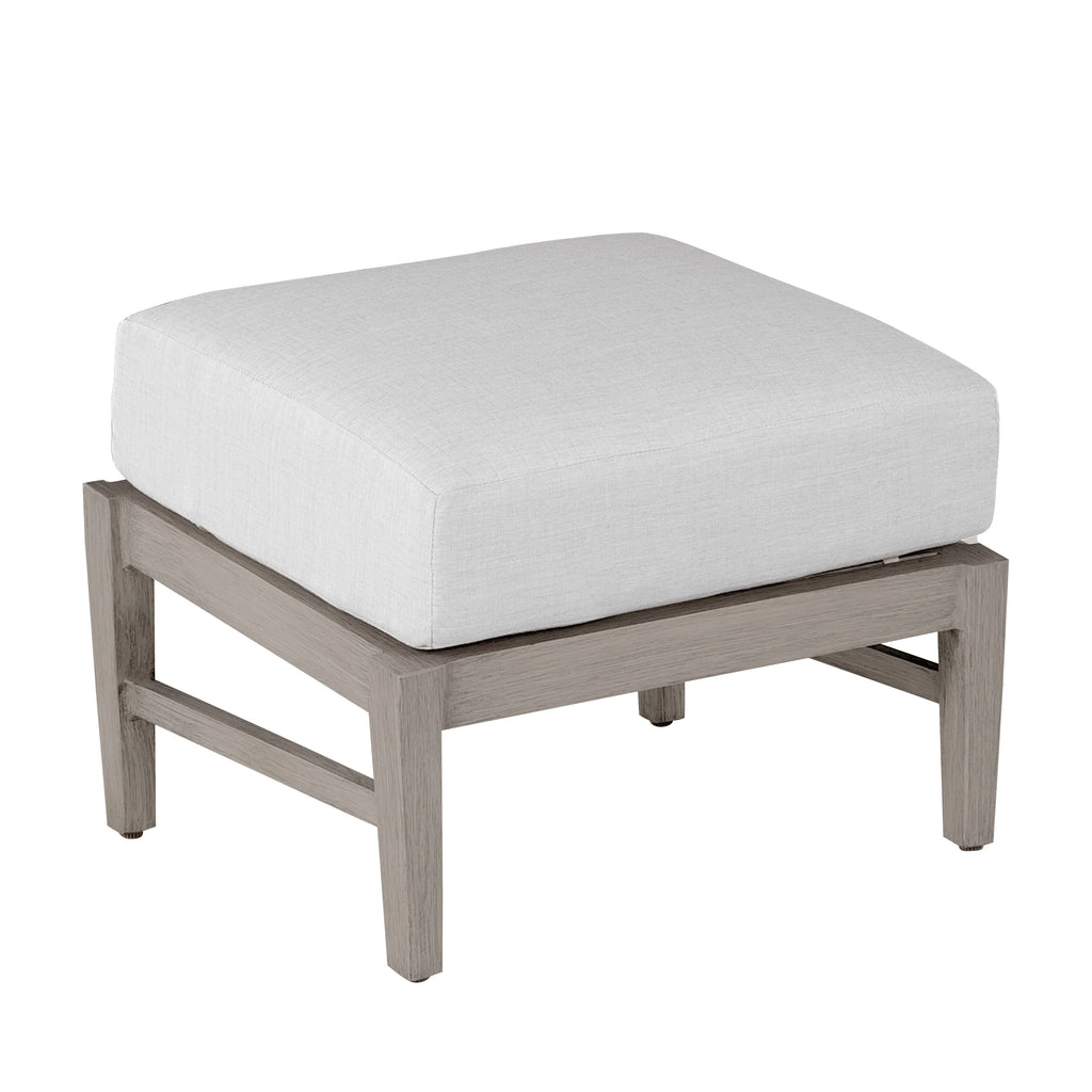 Croquet Aluminum Outdoor Ottoman