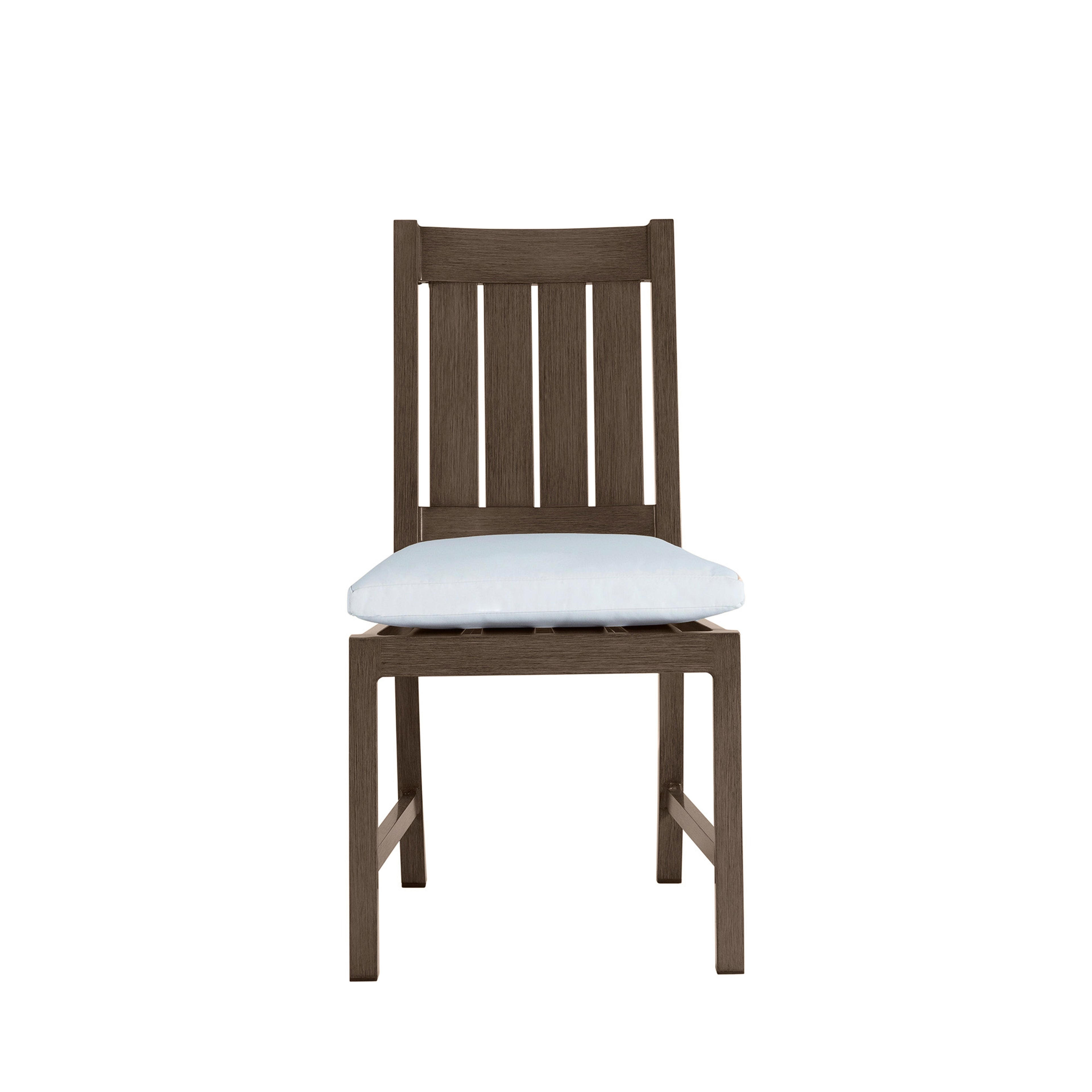 Club Croquet Aluminum Outdoor Side Chair