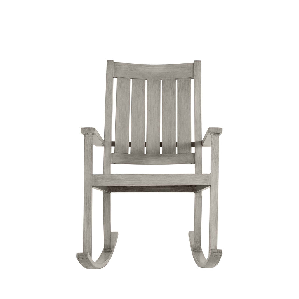 Club Aluminum Outdoor Slatted Rocker Chair