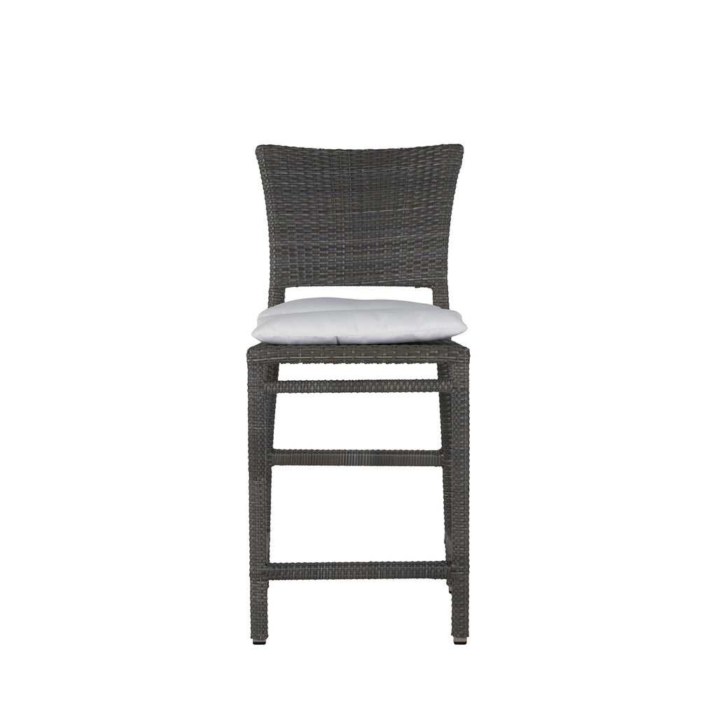Skye Woven Resin Wicker Outdoor Counter Stool
