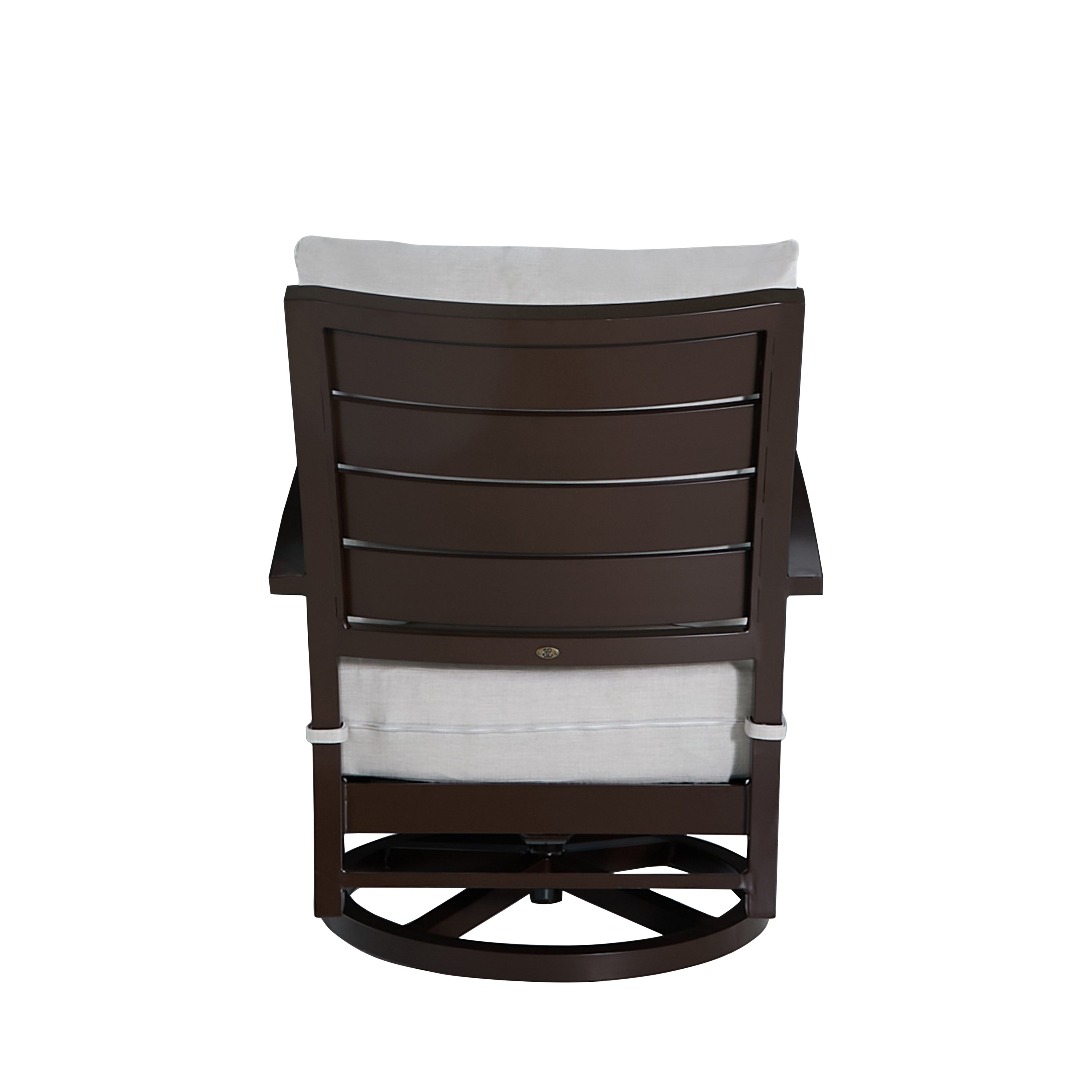 Charleston Aluminum Swivel Rocker Lounge Chair