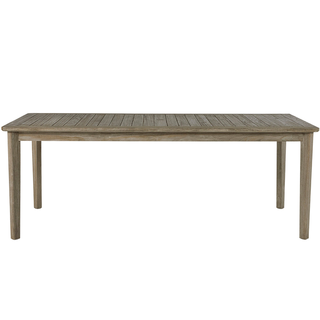 Woodlawn Rectangle Outdoor Slatted Dining Table