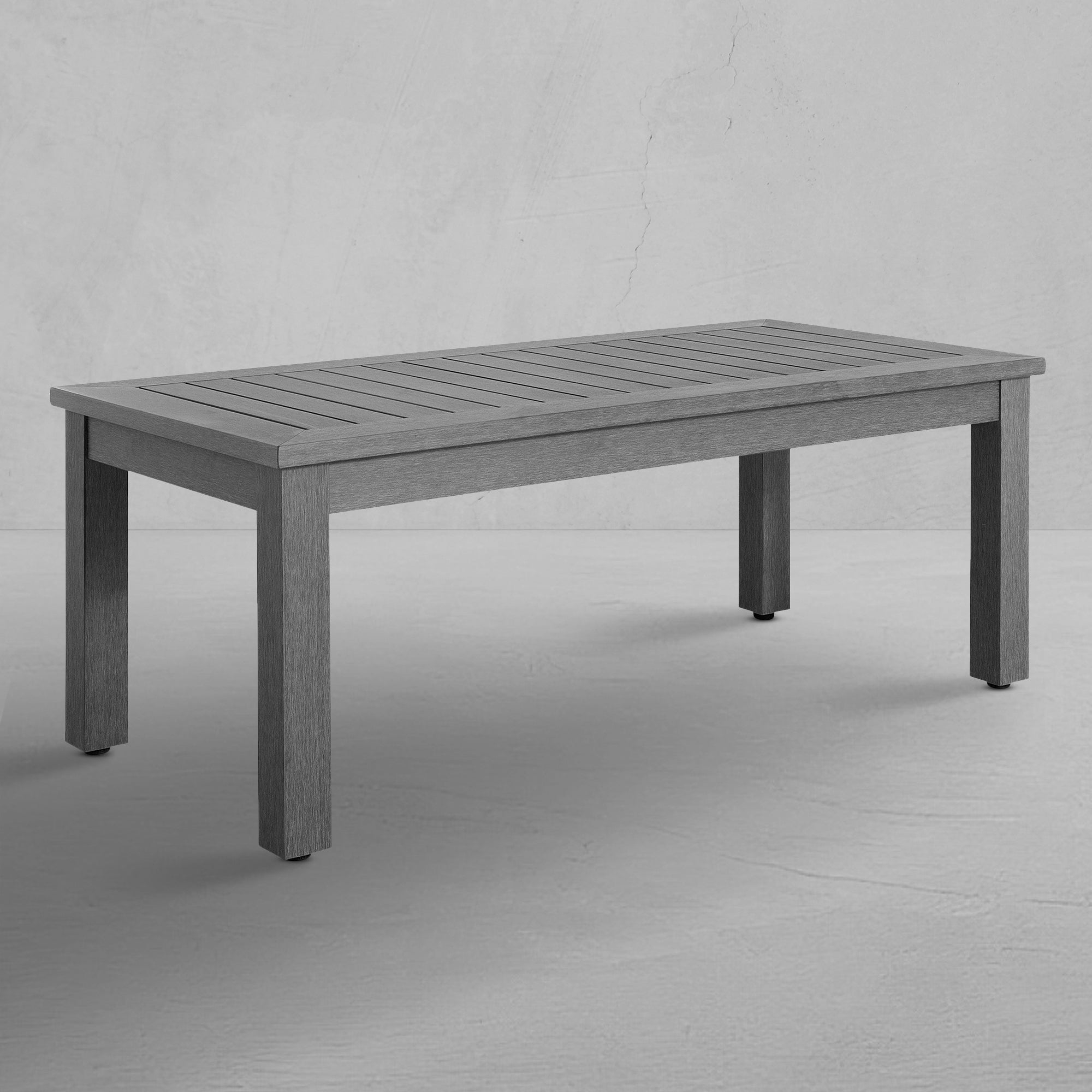 Portside Resin Rectangle Outdoor Coffee Table