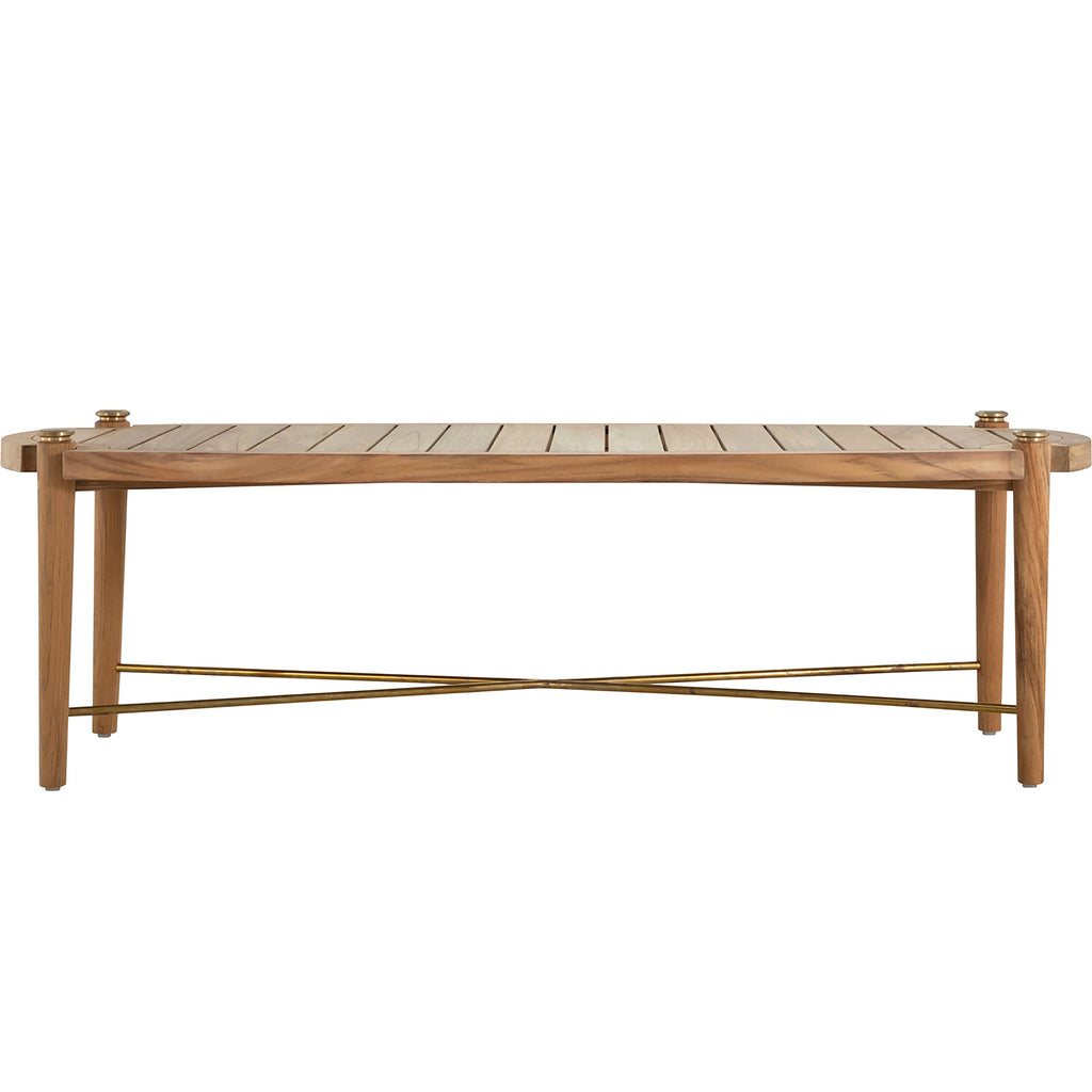 Pacifica Rectangle Four Leg Outdoor Coffee Table