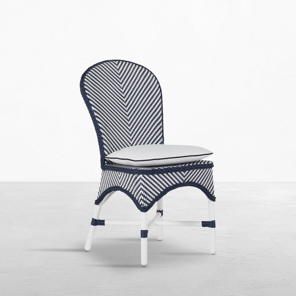 Savoy N-Dura Resin Wicker Outdoor Side Chair