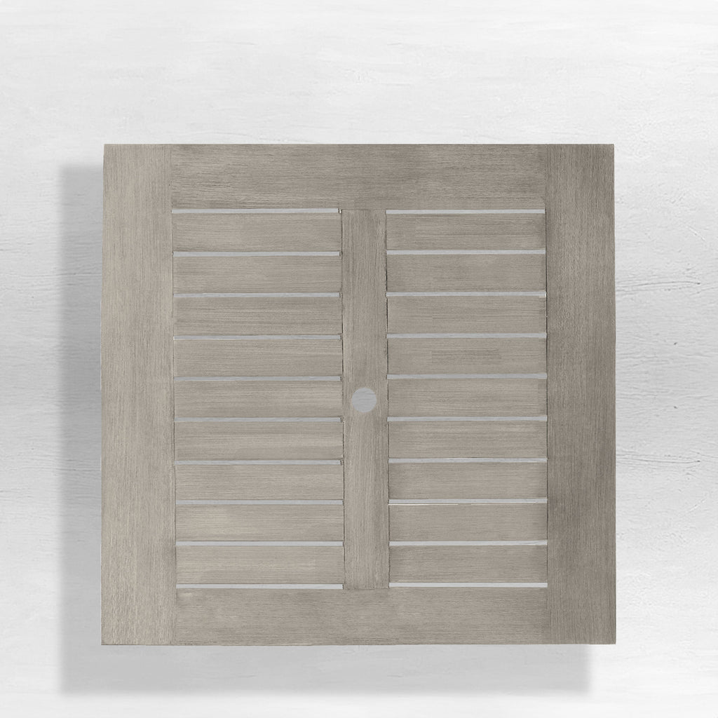Club Teak 35.5" Square Outdoor Table Top
