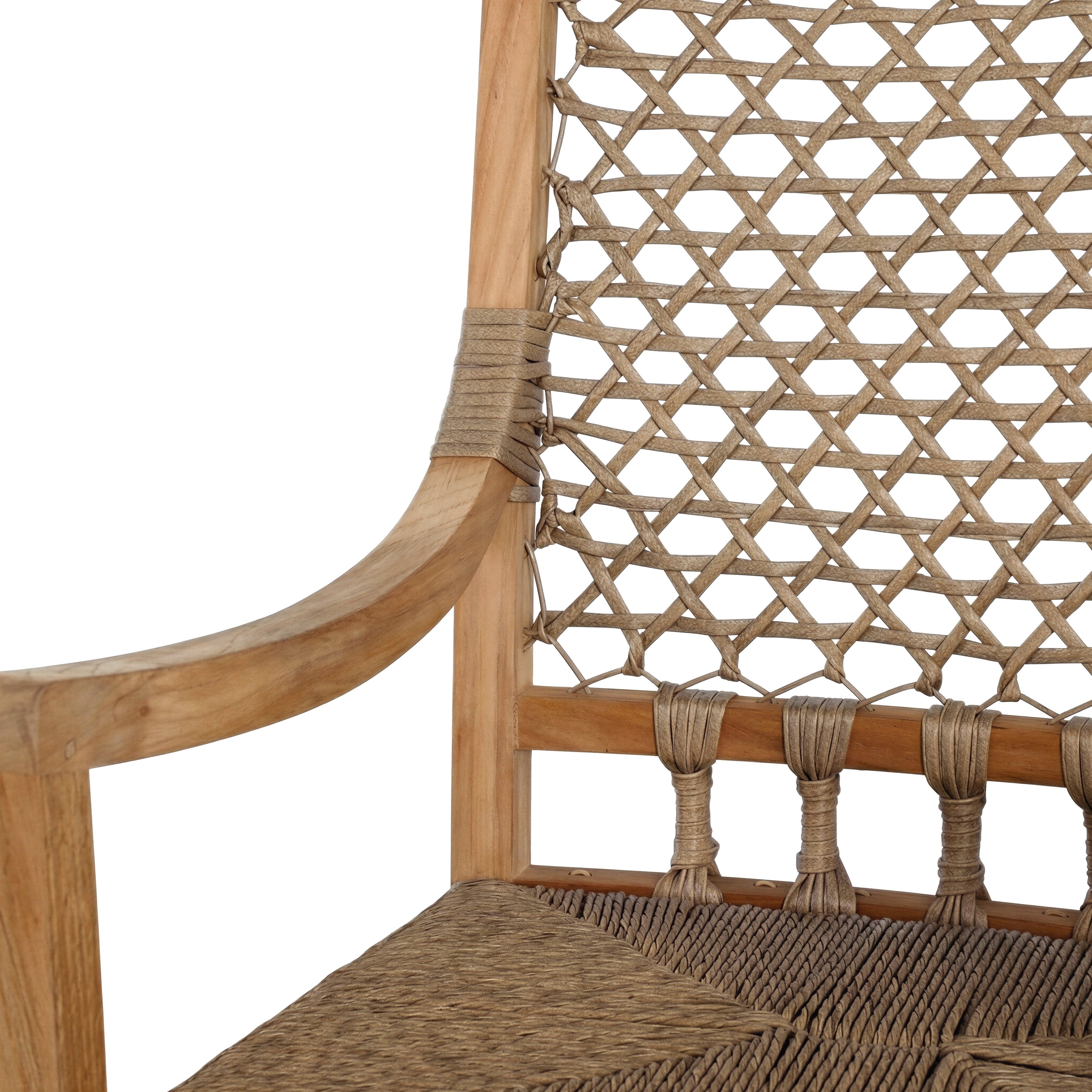 Aspen Teak Outdoor Dining Arm Chair
