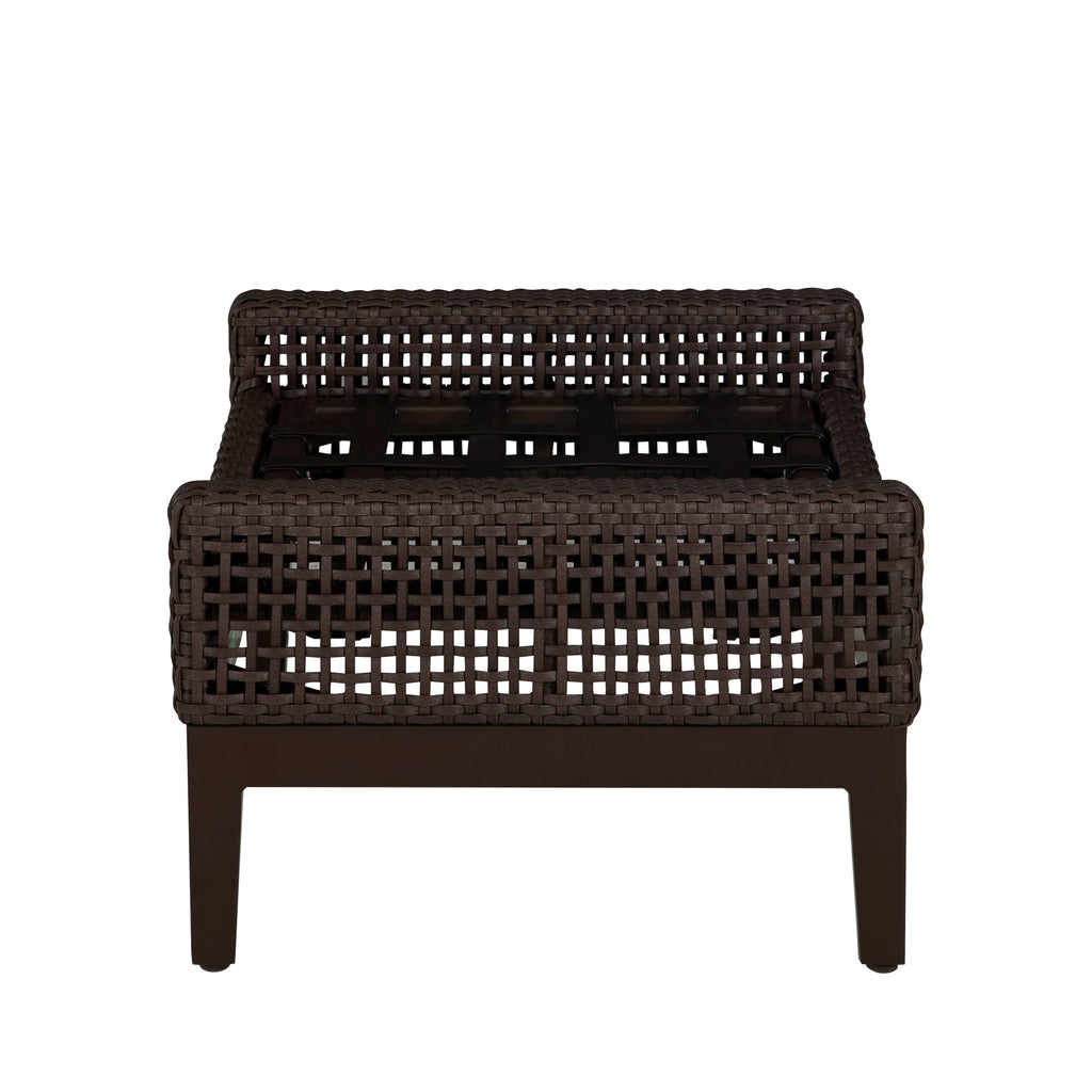 Peninsula Wicker Outdoor Woven Ottoman