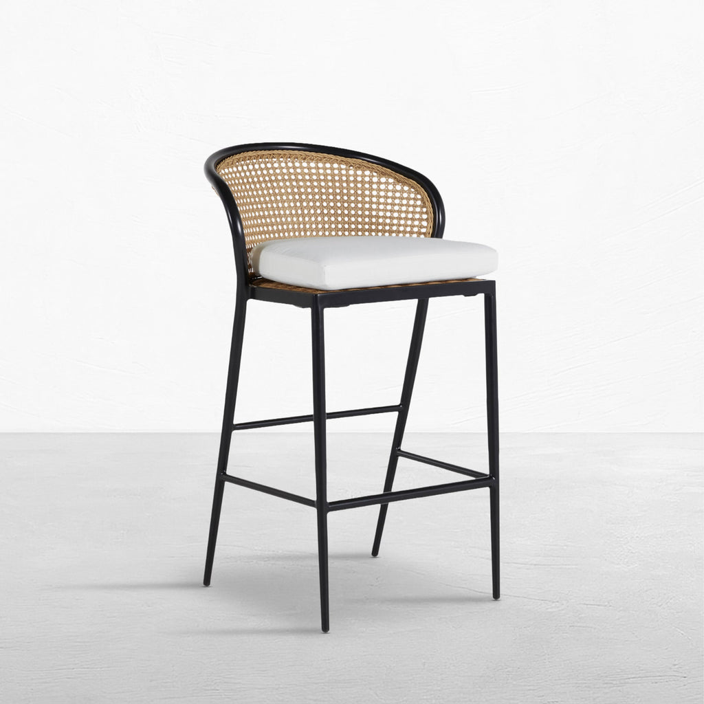 Havana N-Dura Resin Wicker Outdoor Bar Stool